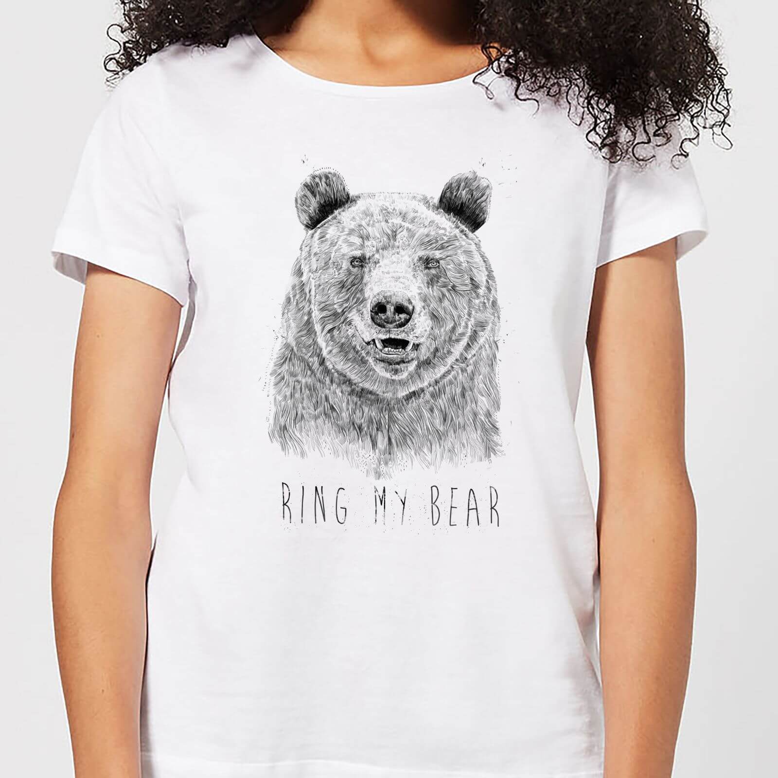 Balazs Solti Ring My Bear Women's T-Shirt - White - 4XL - White