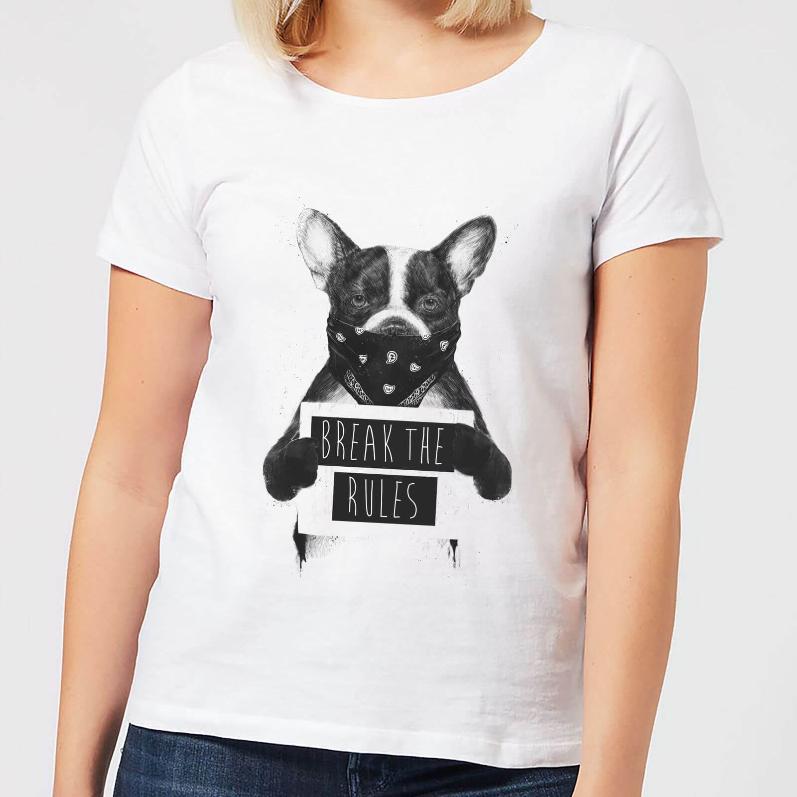 Balazs Solti Break The Rules Women's T-Shirt - White - 4XL - White