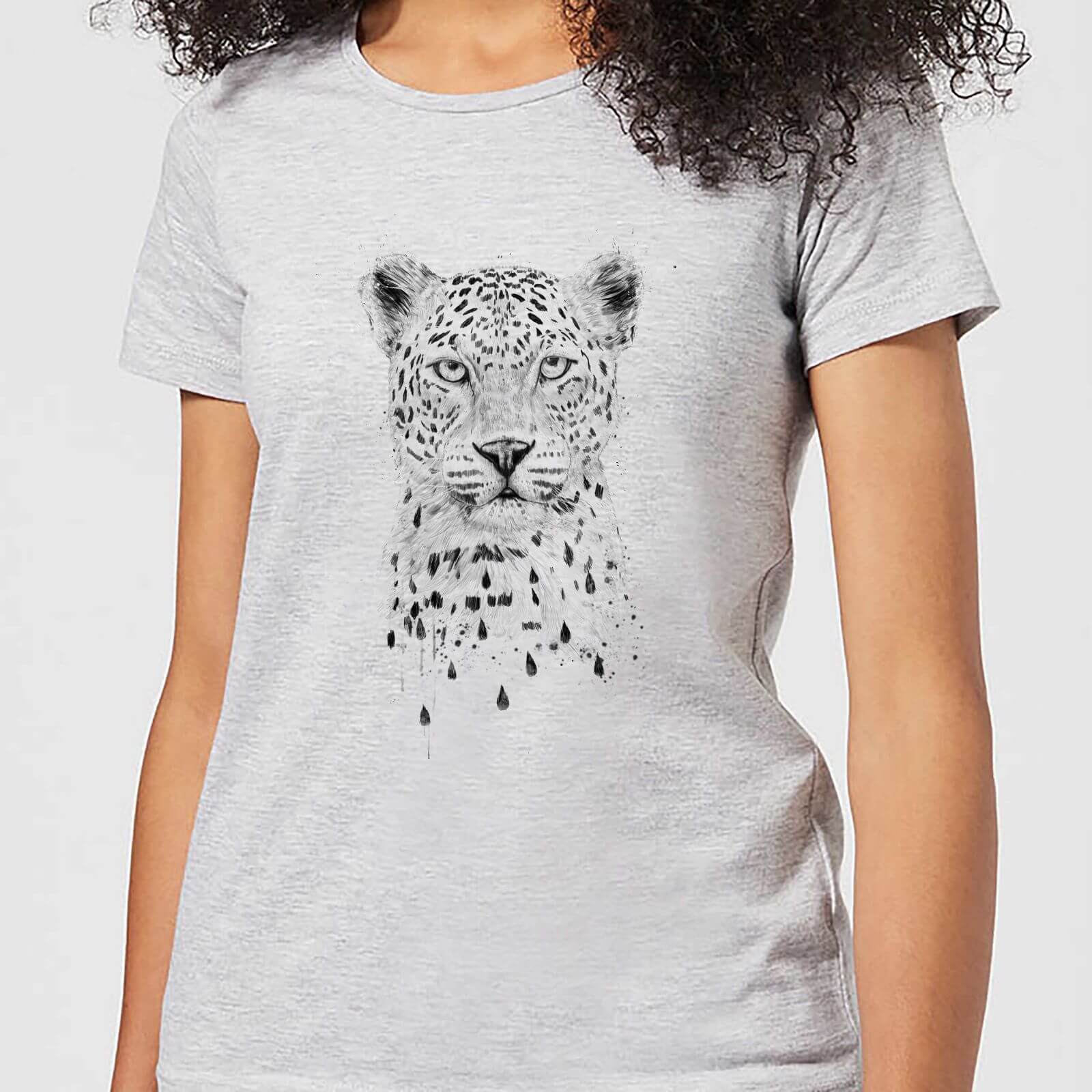 Balazs Solti Leopard Women's T-Shirt - Grey - 3XL - Grey