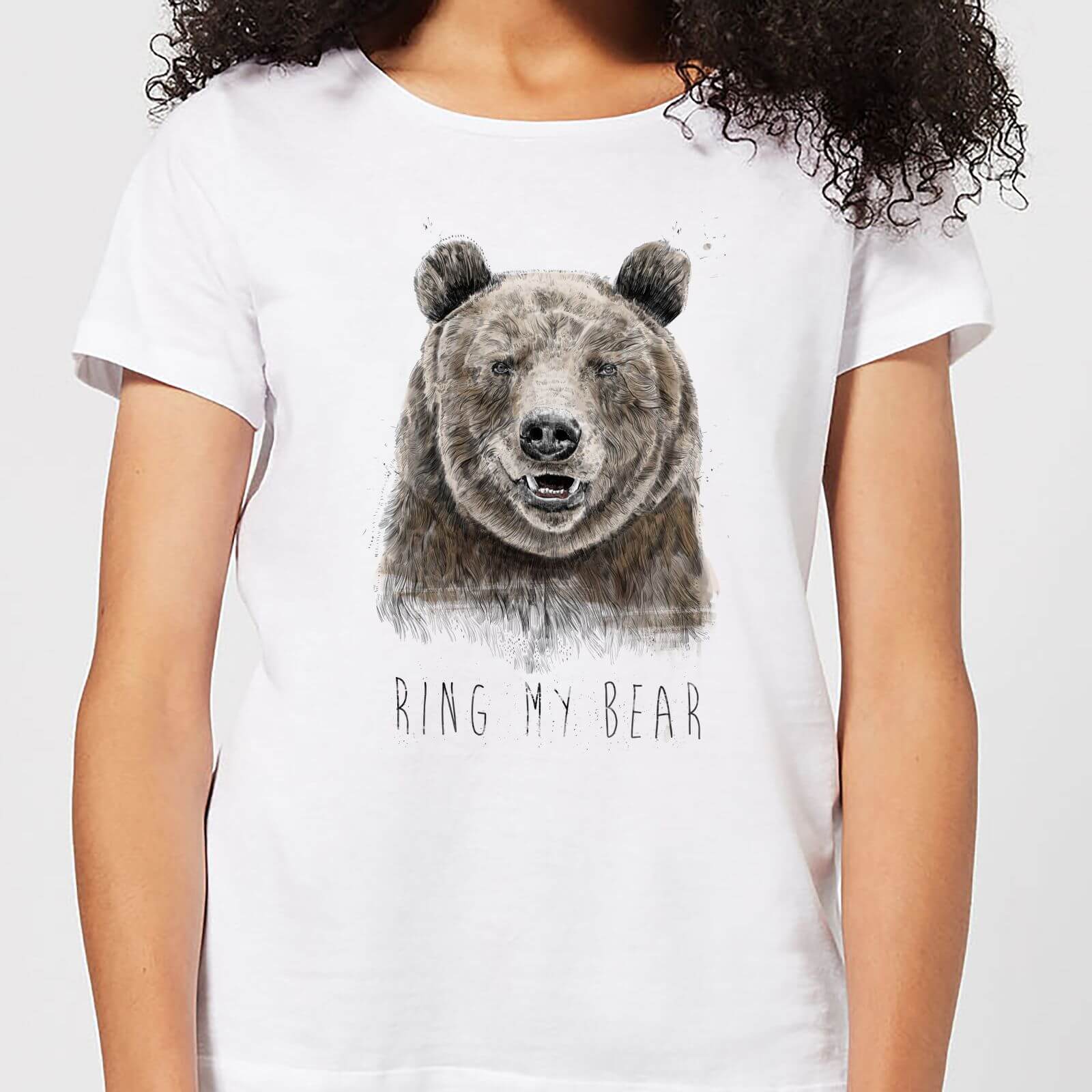Balazs Solti Ring My Bear Women's T-Shirt - White - 4XL - White