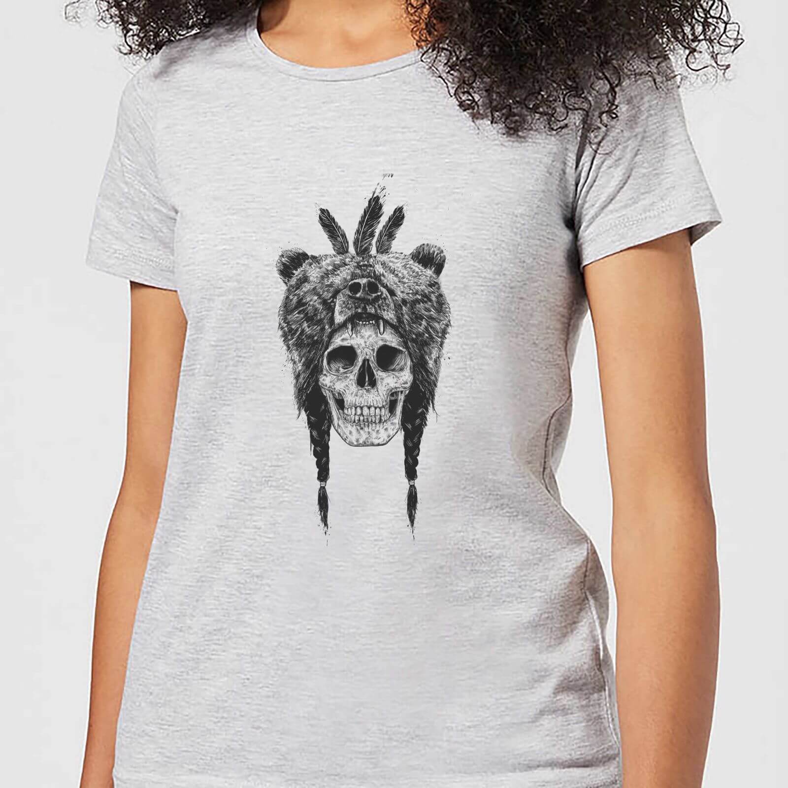 Balazs Solti Bear Head Women's T-Shirt - Grey - 3XL - Grey