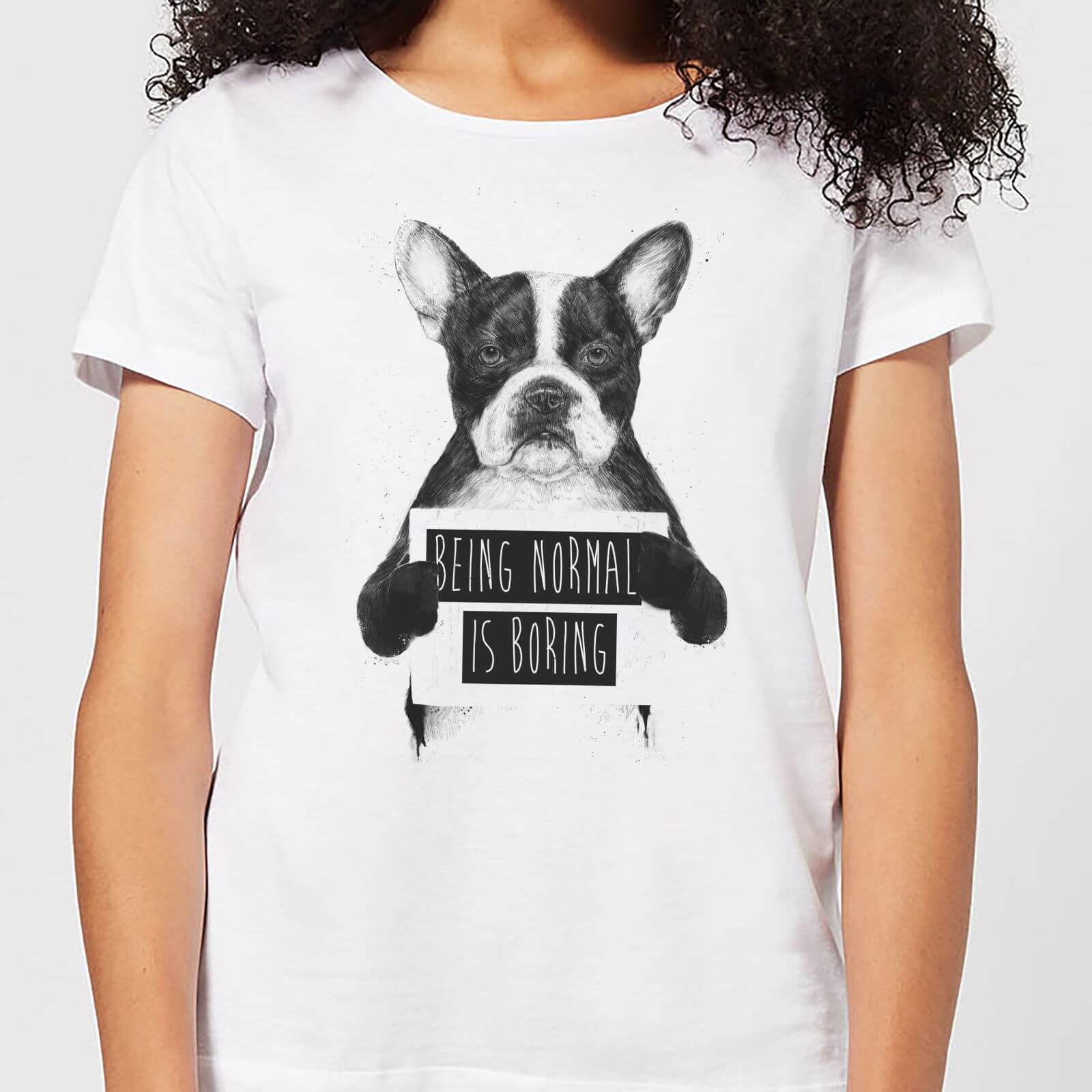 Balazs Solti Being Normal Is Boring Women's T-Shirt - White - 4XL - White
