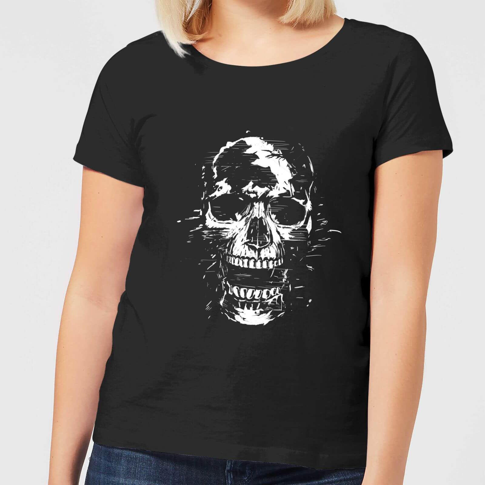 Balazs Solti Skull Women's T-Shirt - Black - 4XL - Black