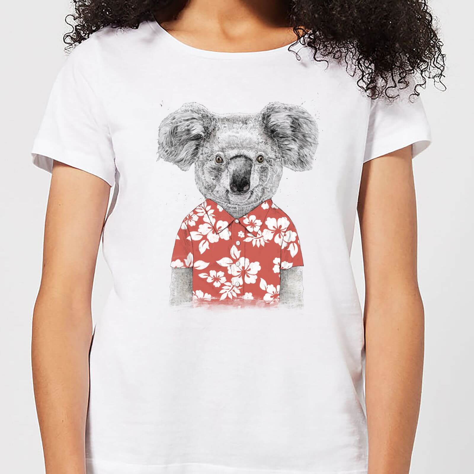 Balazs Solti Koala Bear Women's T-Shirt - White - 4XL - White
