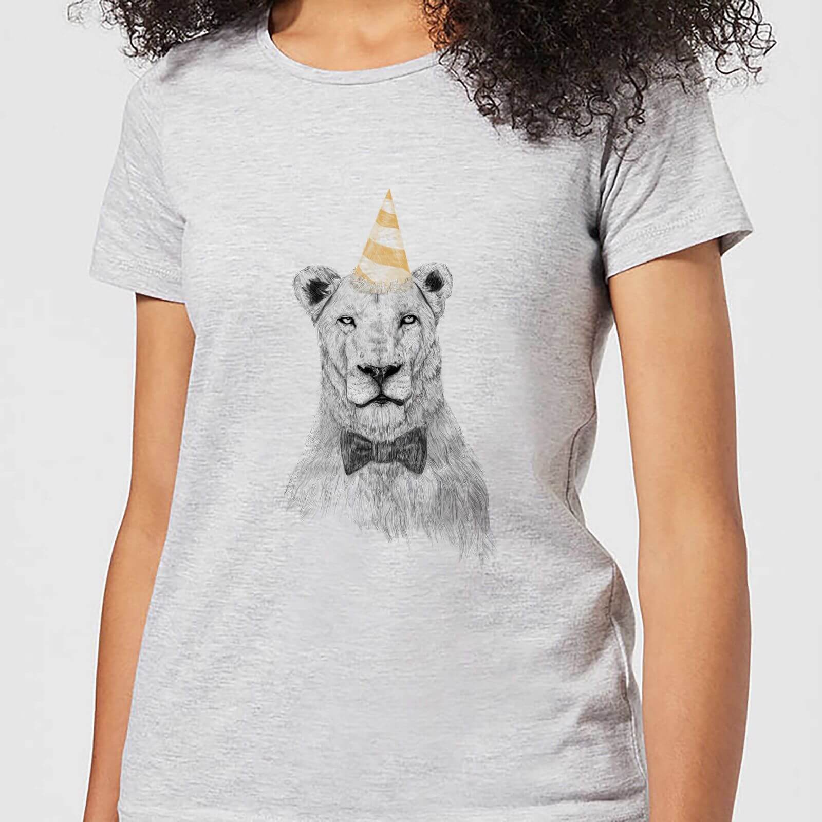 Balazs Solti Party Lion Women's T-Shirt - Grey - 3XL - Grey