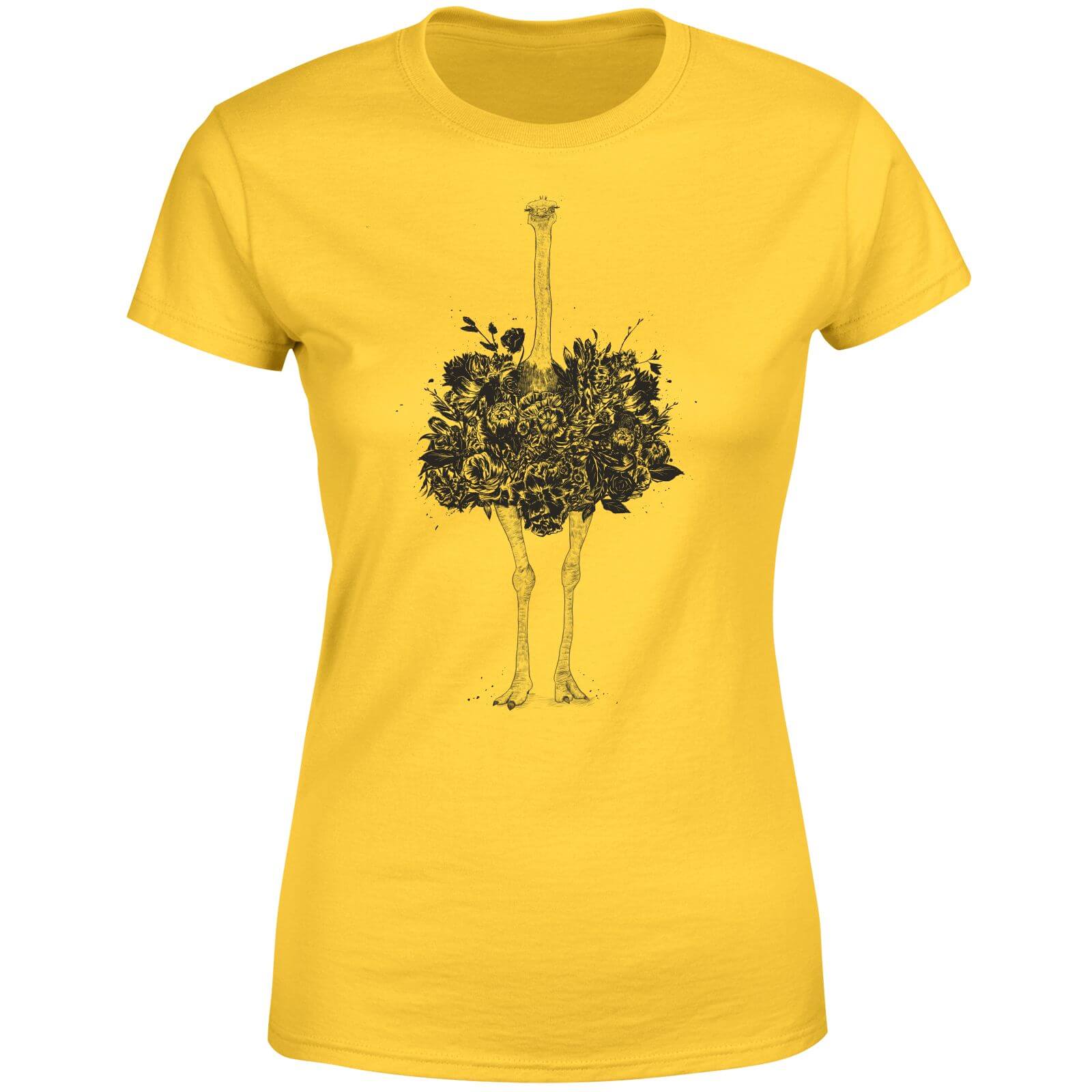 Balazs Solti Ostrich Women's T-Shirt - Yellow - S - Yellow