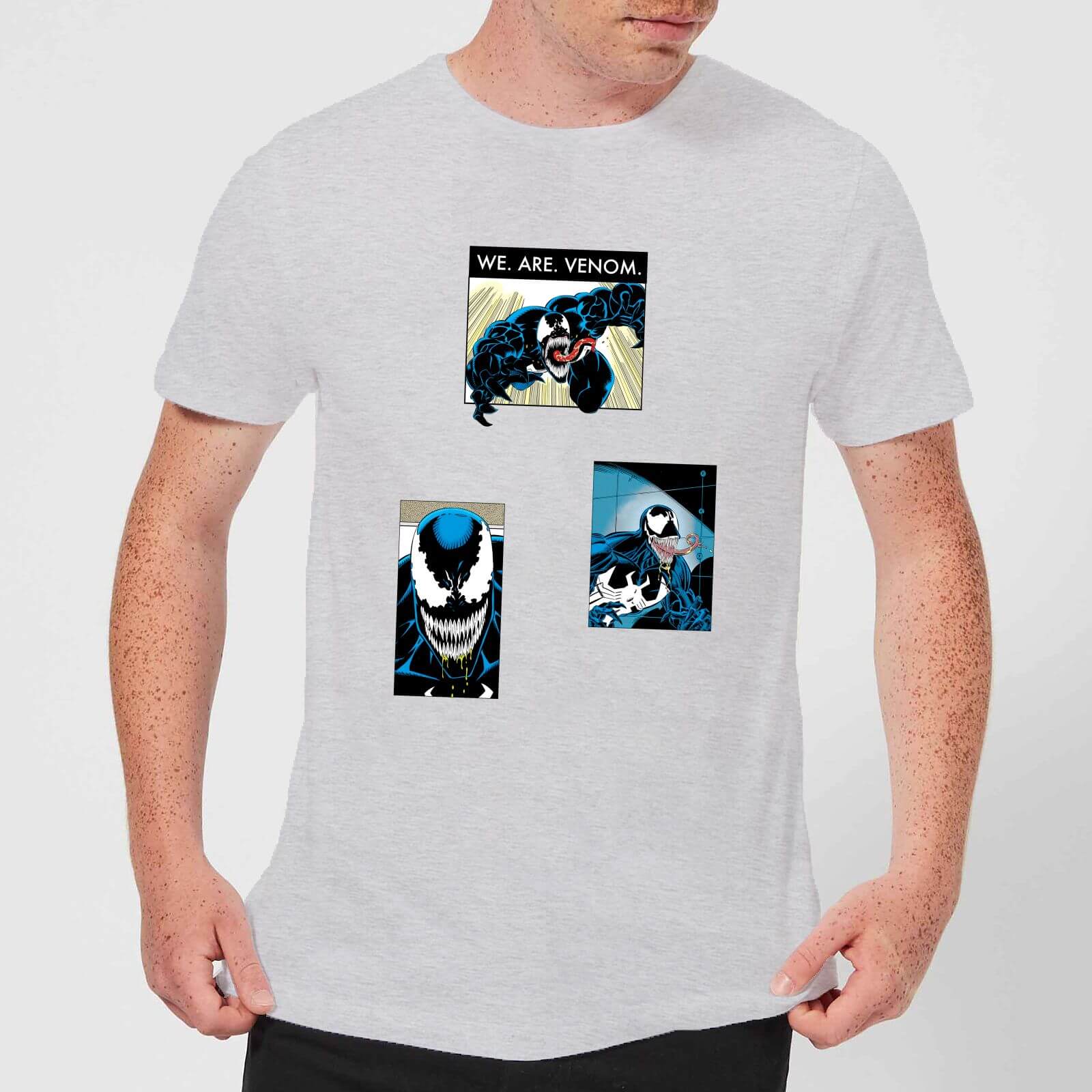 Venom Collage Herren T-Shirt - Grau - L - Grau