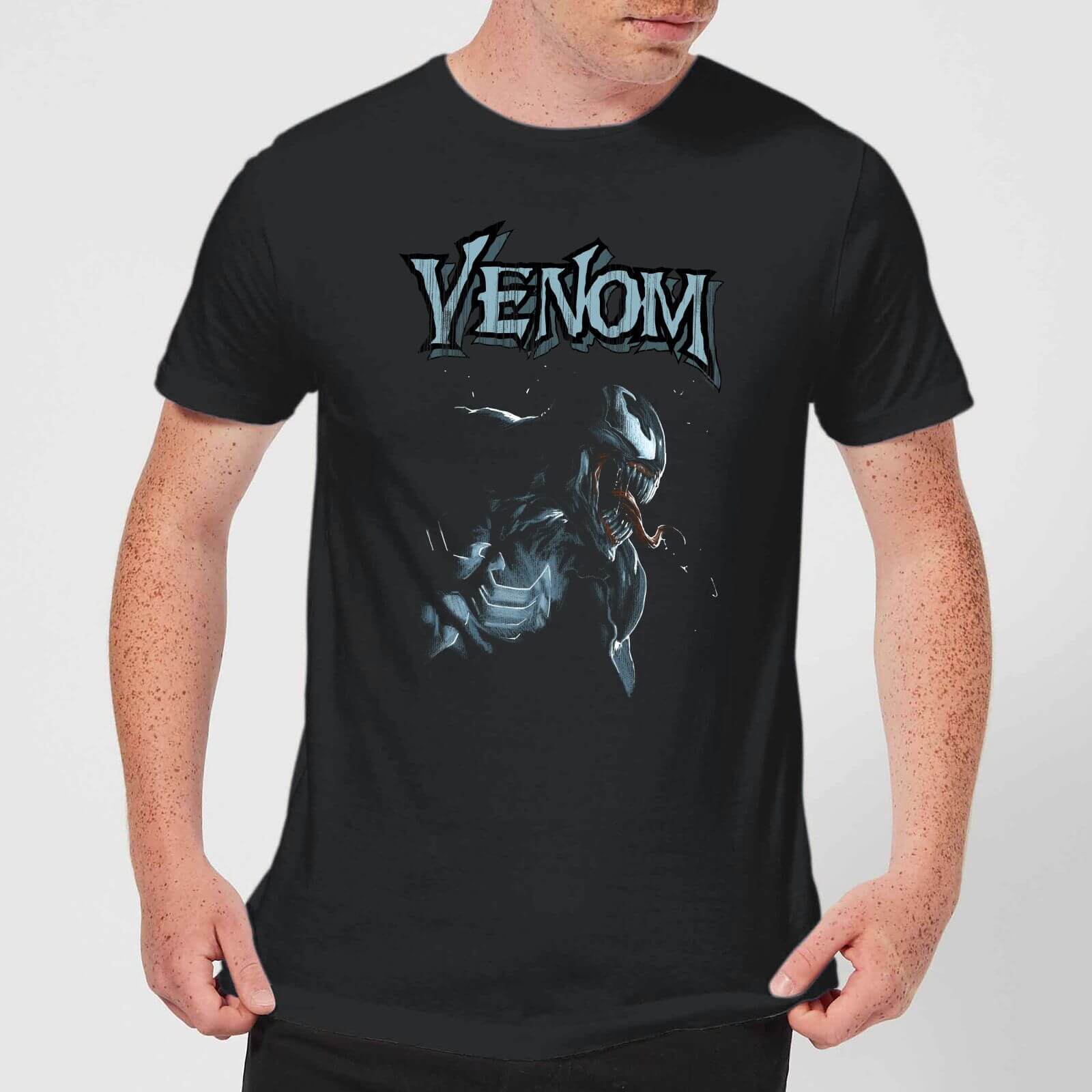 Venom Profile Herren T-Shirt - Schwarz - M - Schwarz