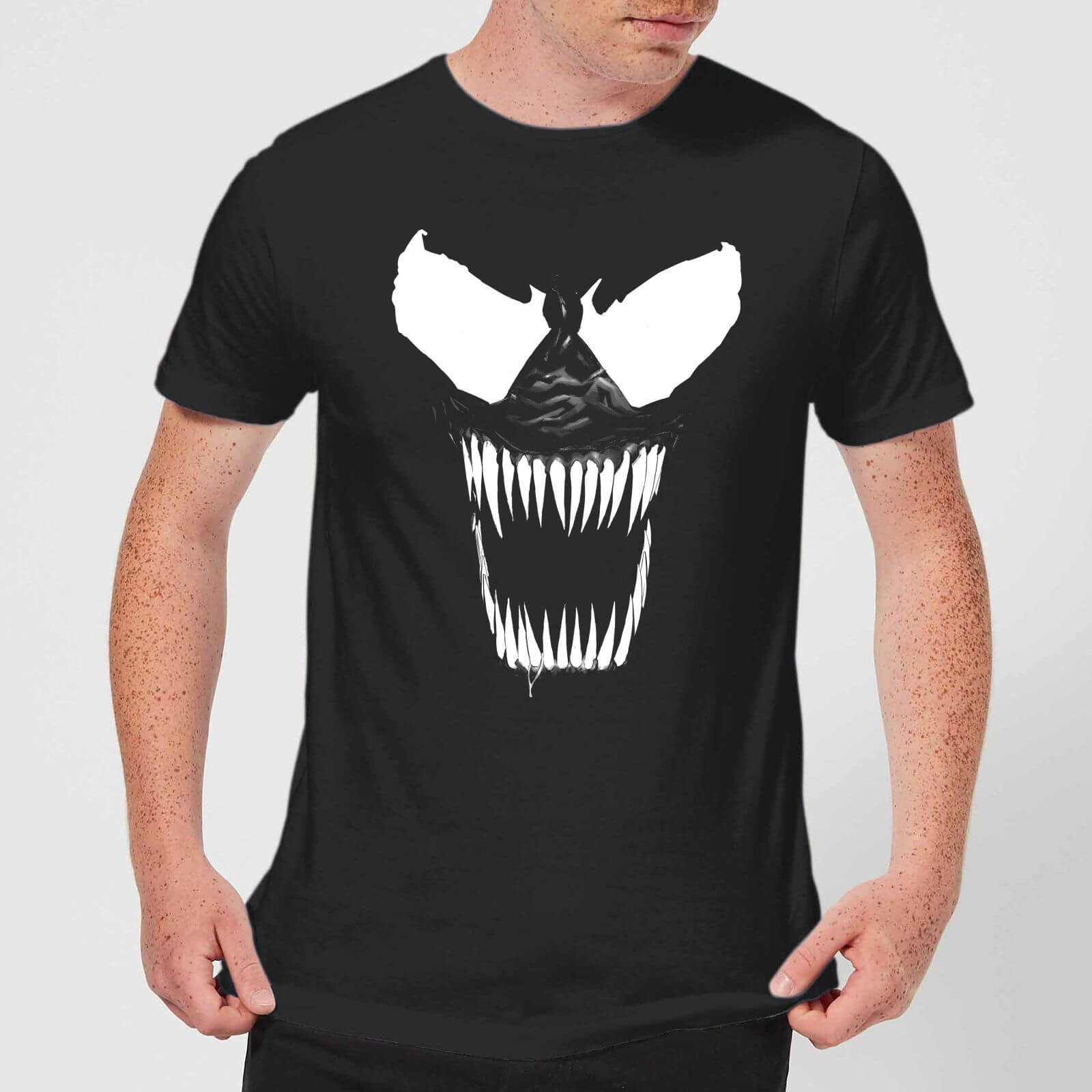Venom Bare Teeth Herren T-Shirt - Schwarz - L - Schwarz