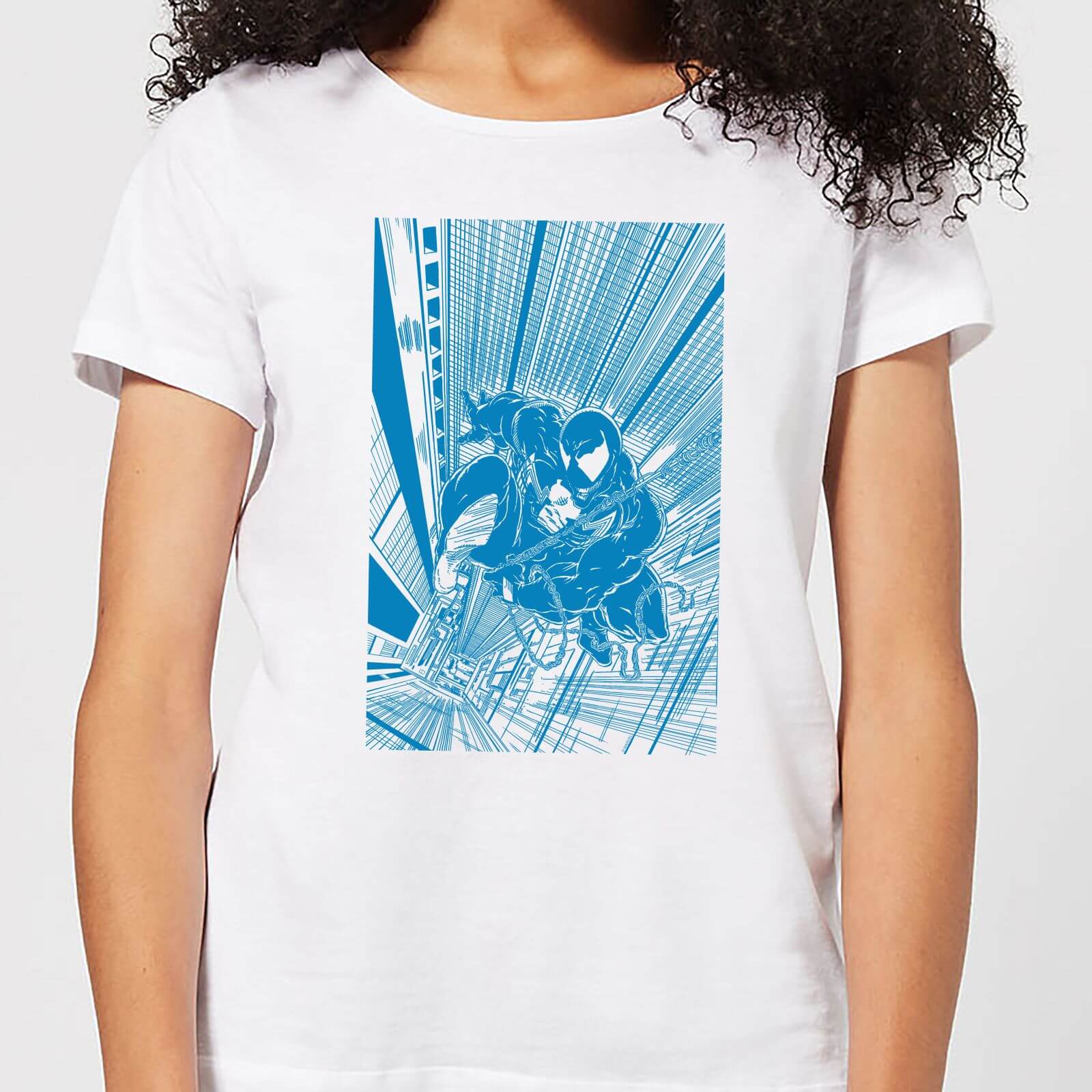 Venom Comic Panel Damen T-Shirt - Weiß - M - Weiß