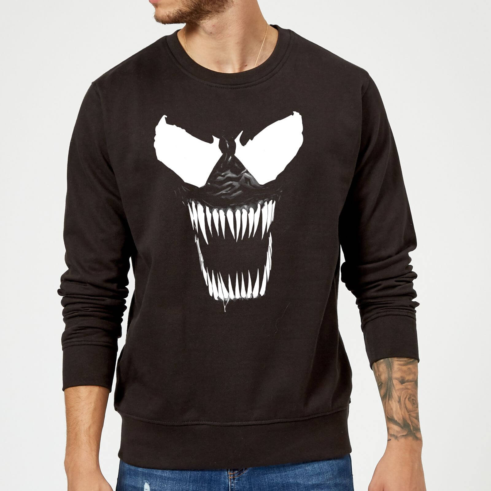 Venom Bare Teeth Pullover - Schwarz - L - Schwarz