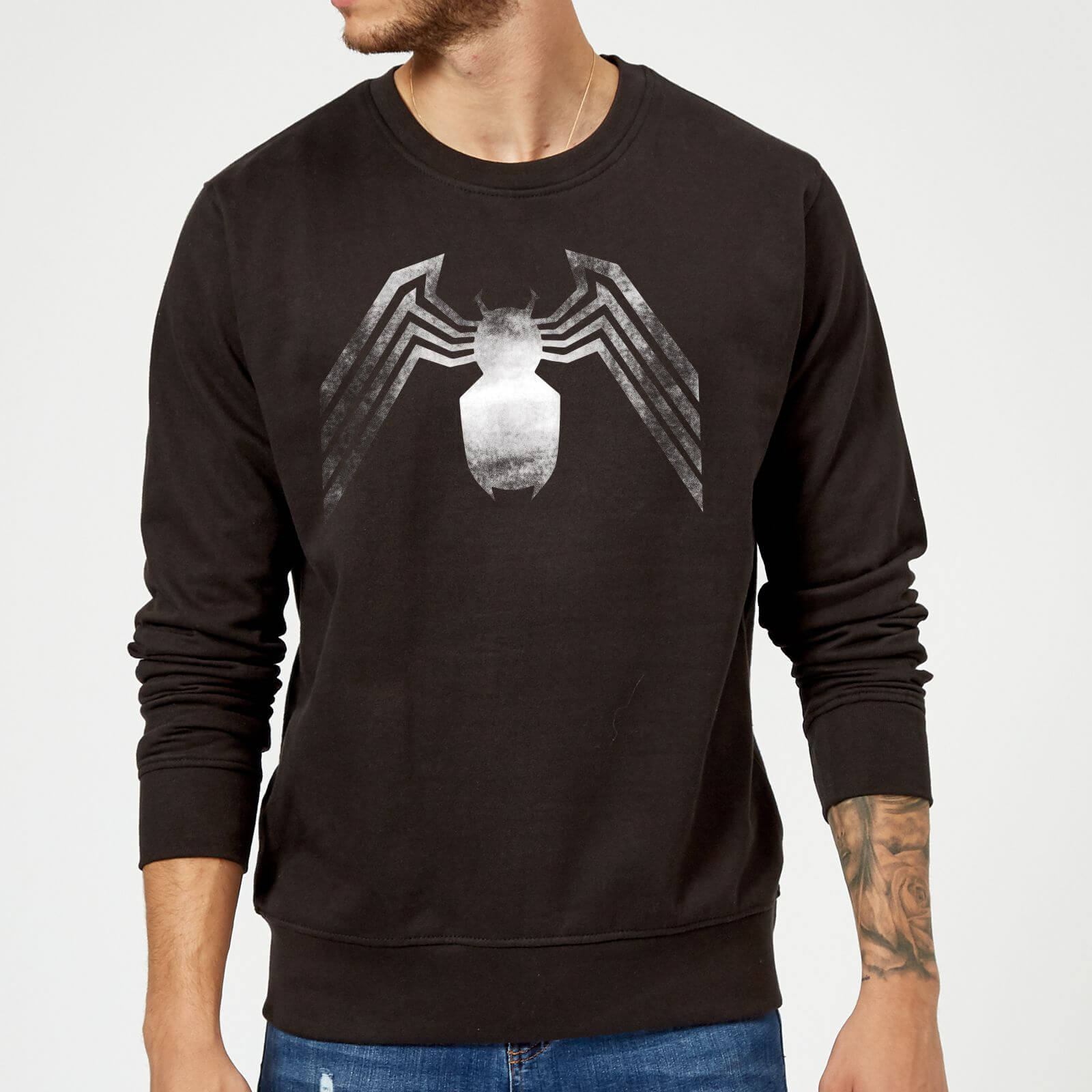 Venom Chest Emblem Pullover - Schwarz - XL - Schwarz