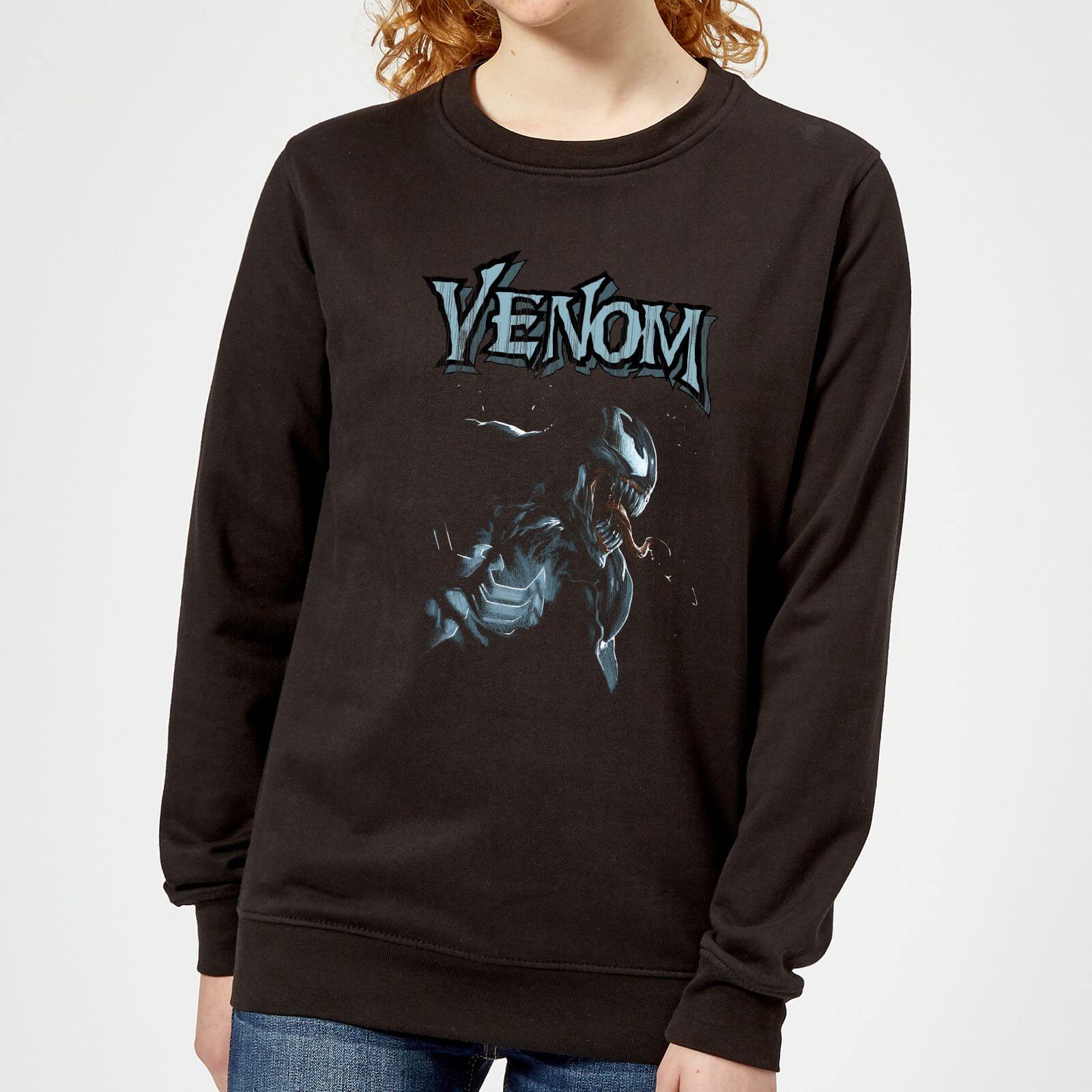 Venom Profile Damen Pullover - Schwarz - M - Schwarz