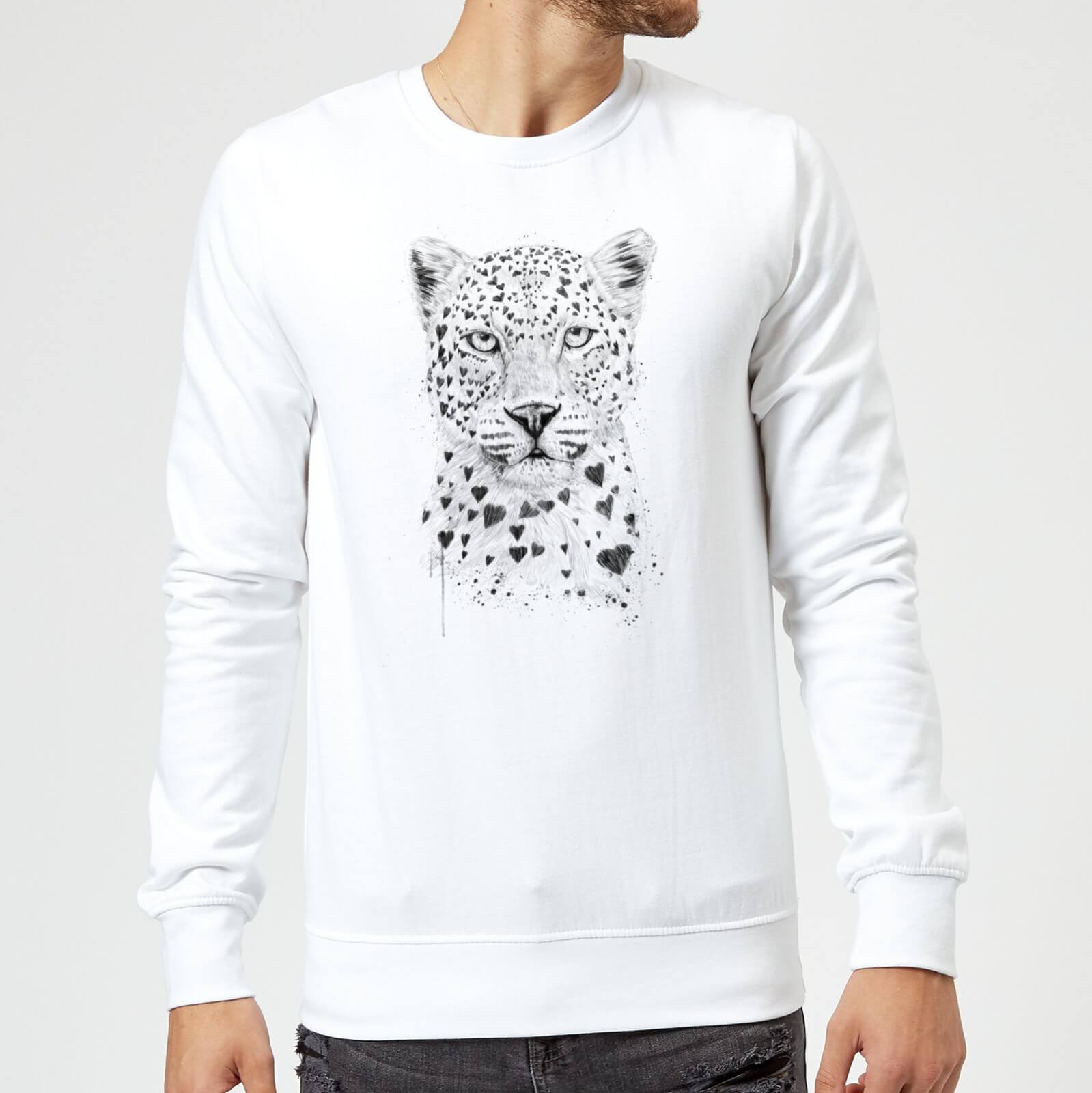 Balazs Solti Love Hearts Sweatshirt - White - S - White