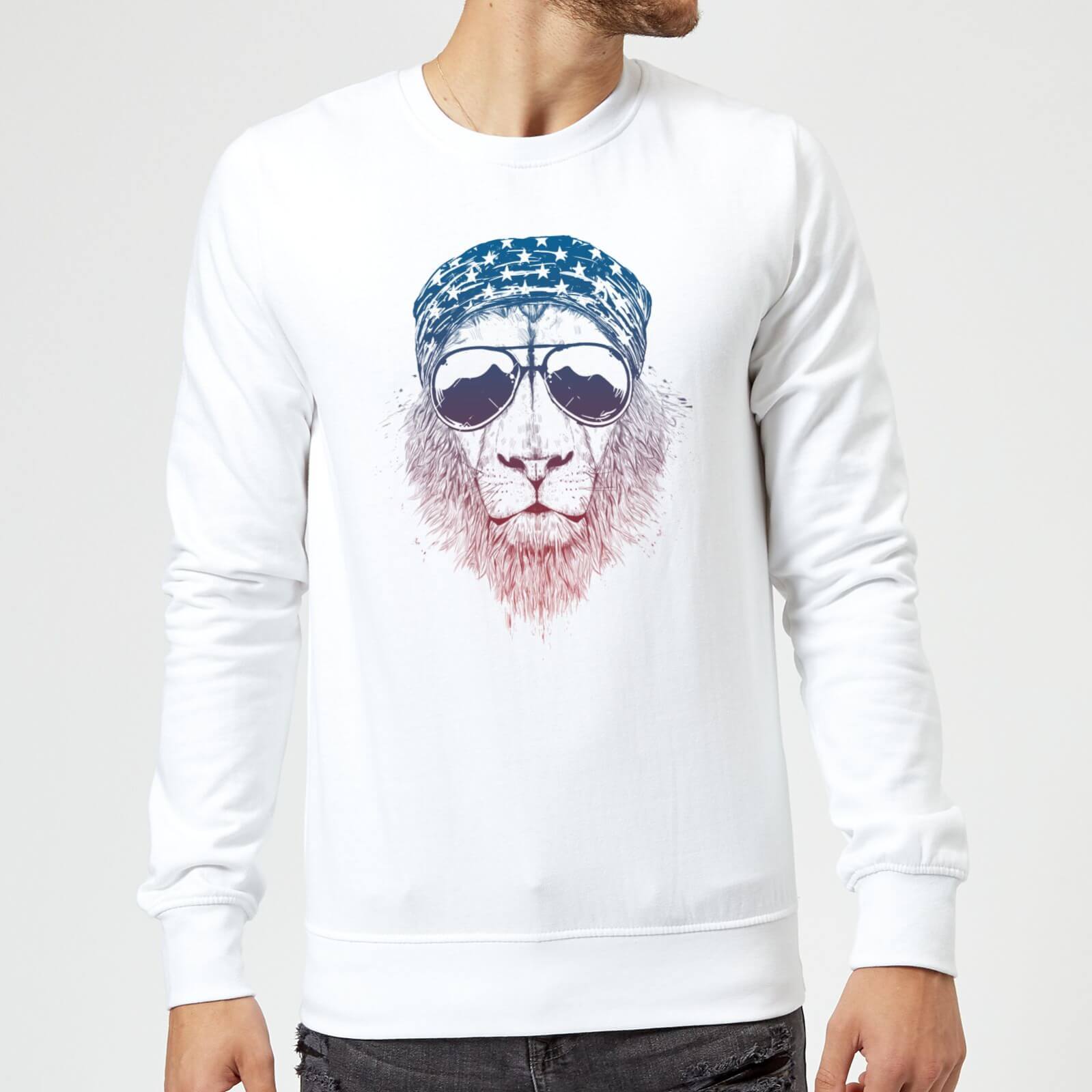 Balazs Solti Bandana Lion Sweatshirt - White - S - White