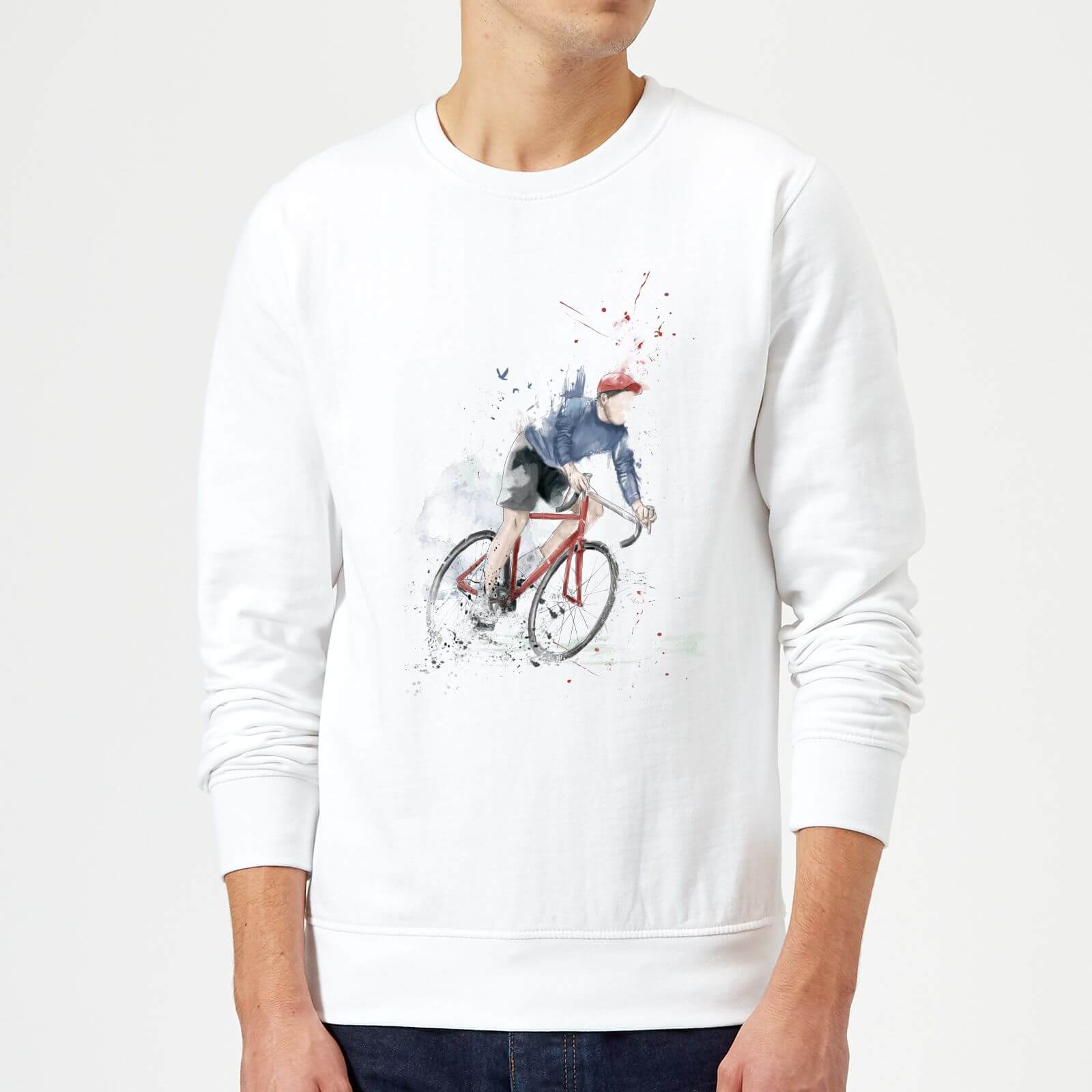 Balazs Solti Cycler Sweatshirt - White - XL - White