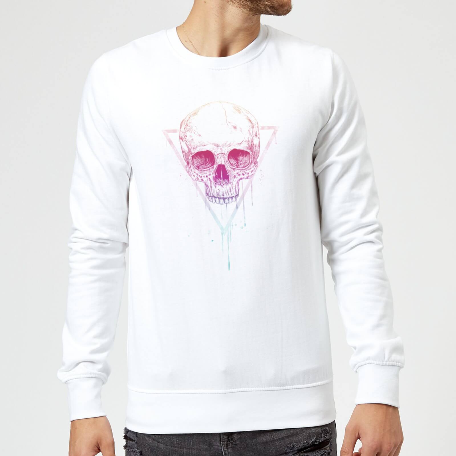 Balazs Solti Colourful Skull Sweatshirt - White - S - White