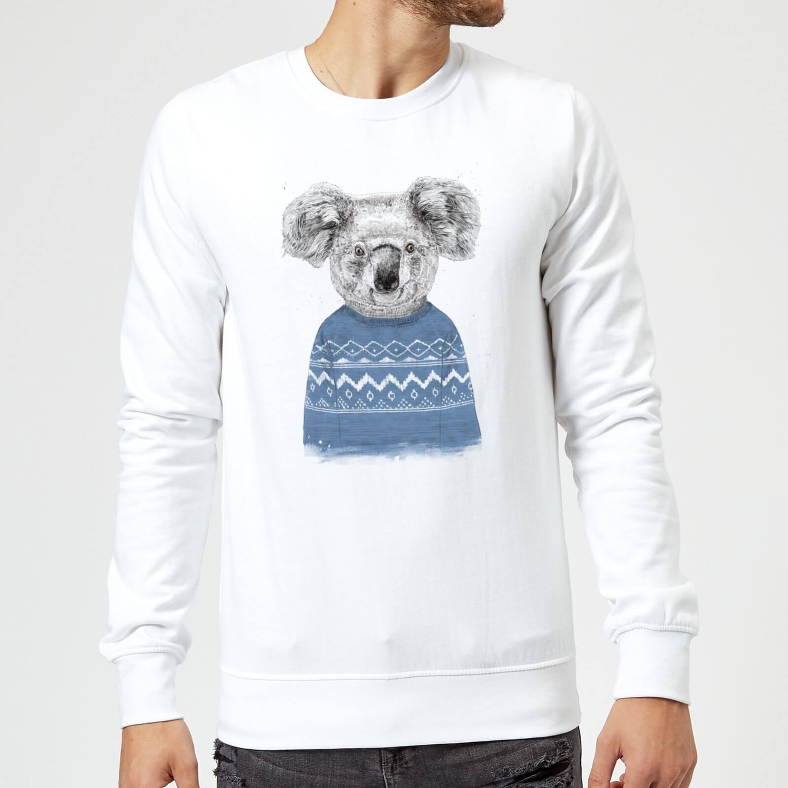Balazs Solti Koala And Jumper Sweatshirt - White - S - White