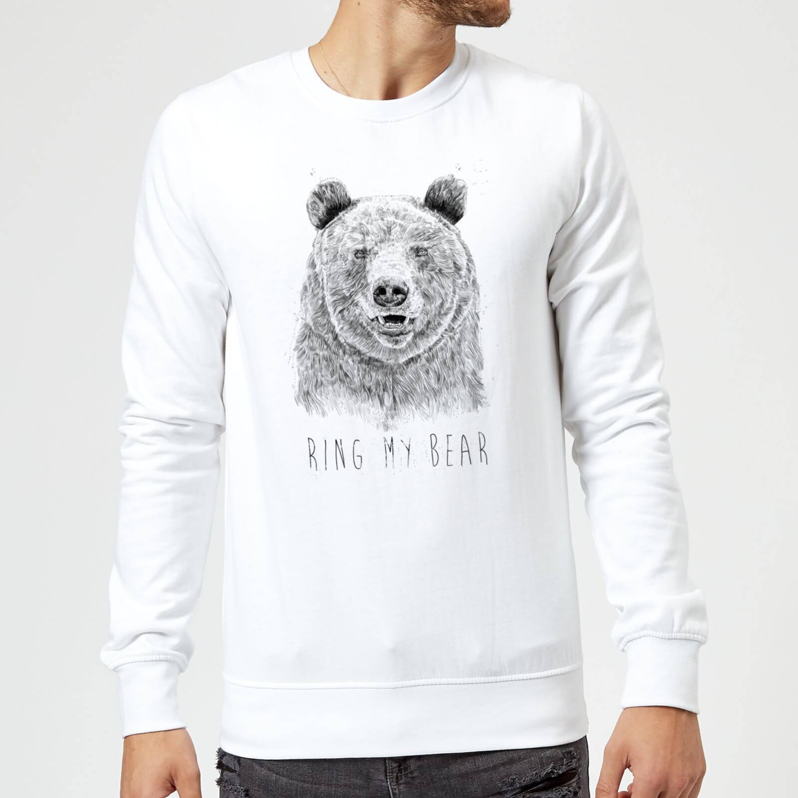 Balazs Solti Ring My Bear Sweatshirt - White - XL - White