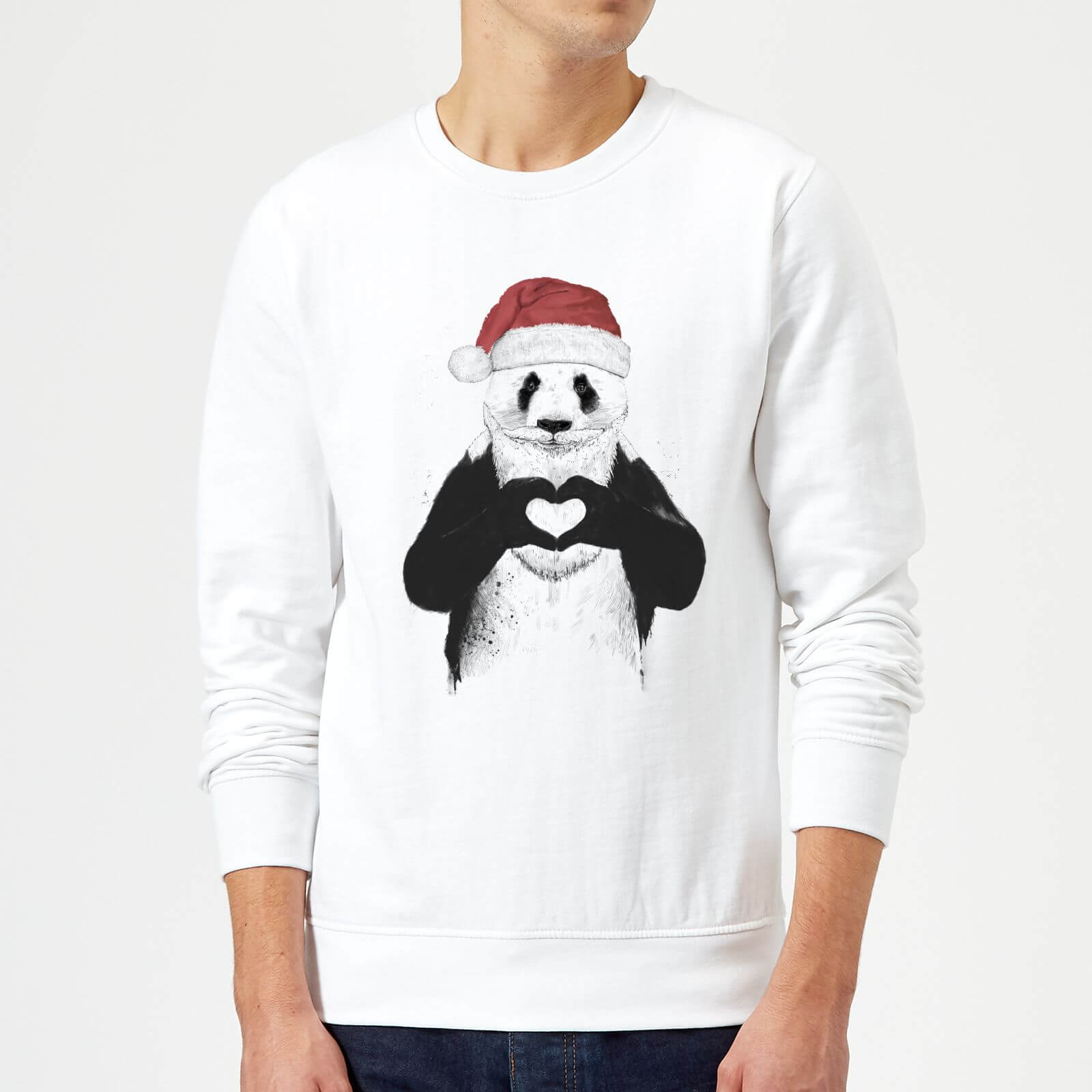 Balazs Solti Santa Bear Sweatshirt - White - S - White