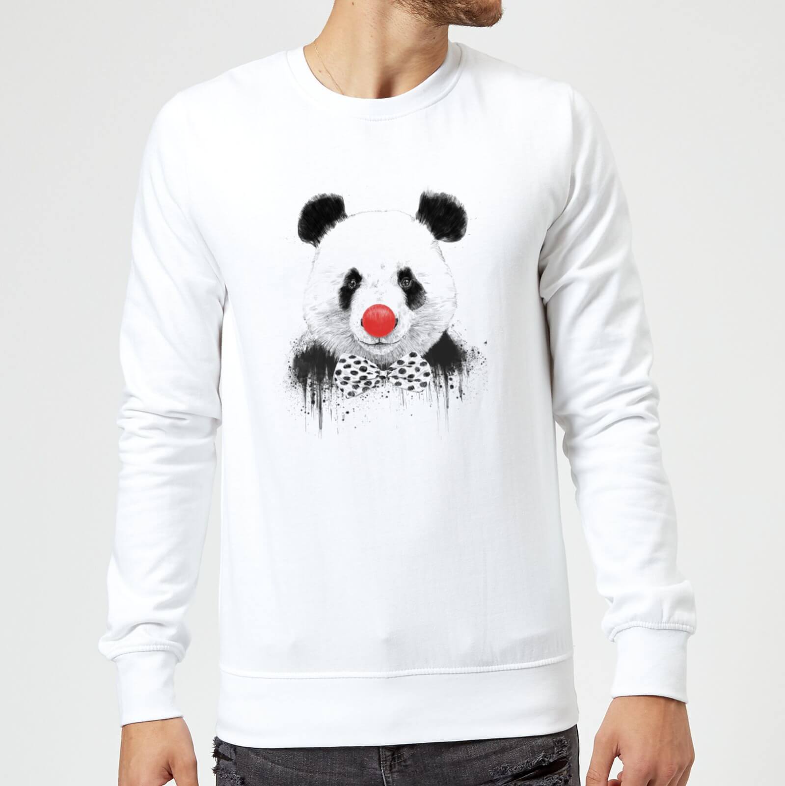 Balazs Solti Red Nosed Panda Sweatshirt - White - S - White