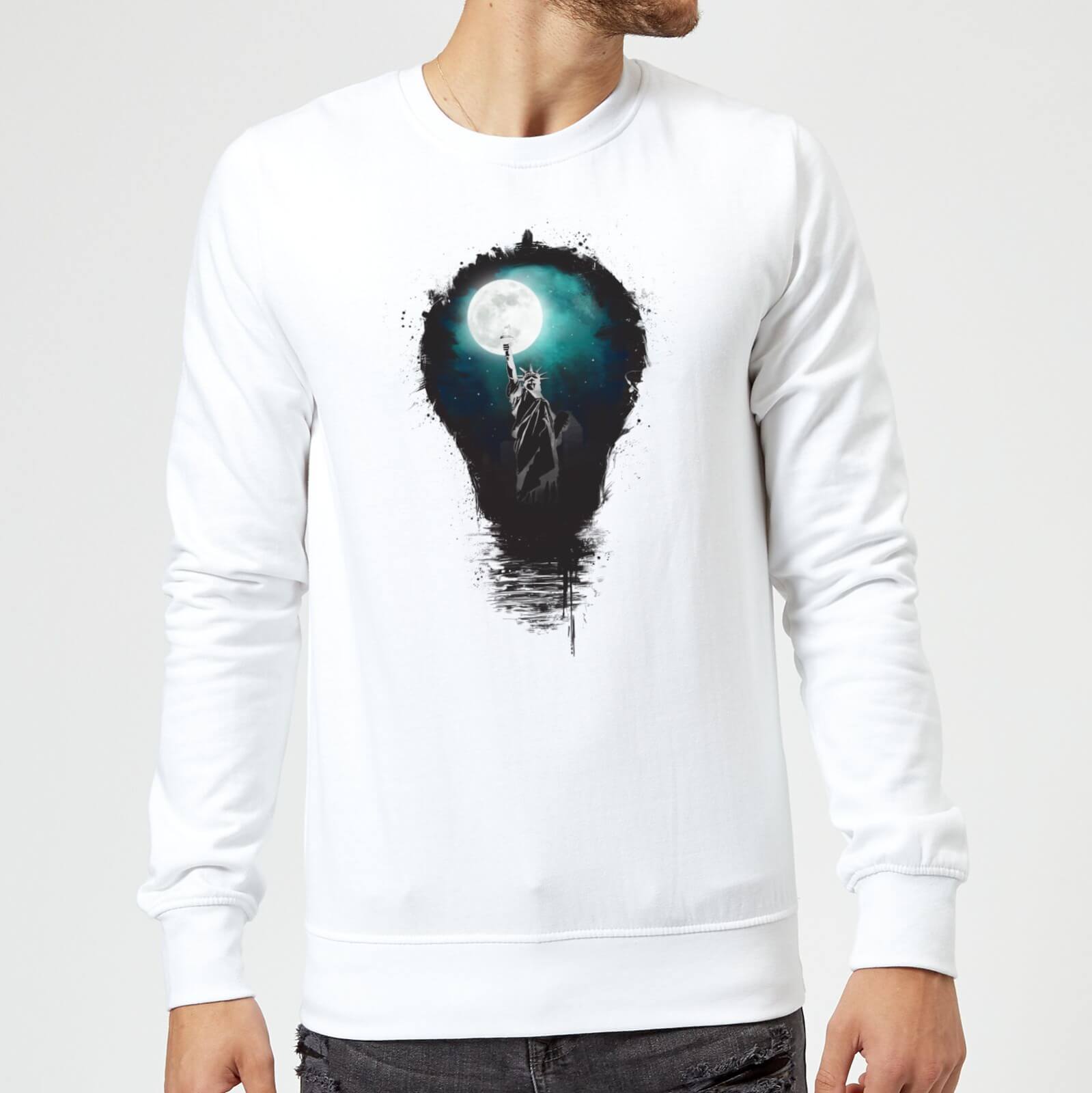 Balazs Solti NYC Moon Sweatshirt - White - S - White