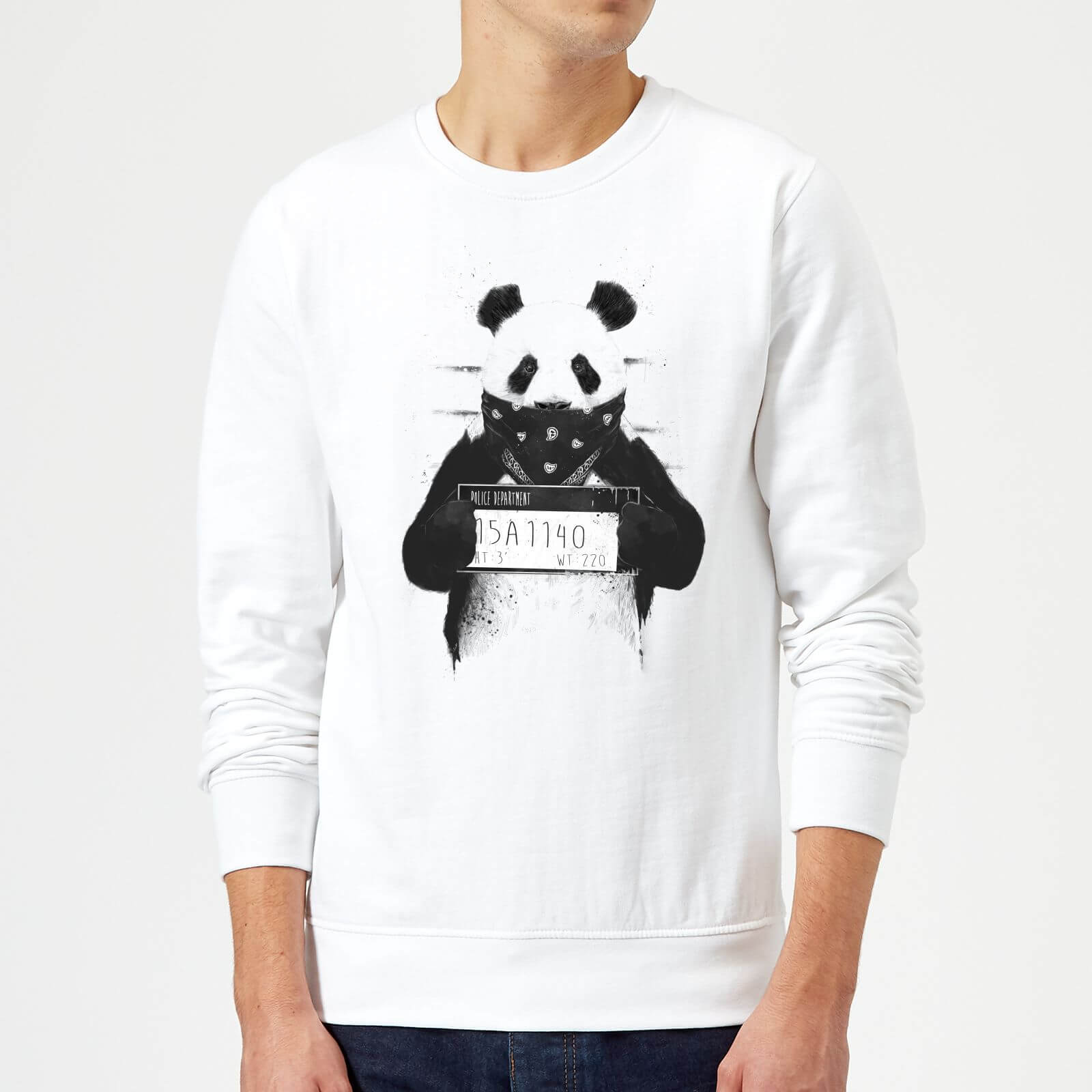 Balazs Solti Bandana Panda Sweatshirt - White - S - White