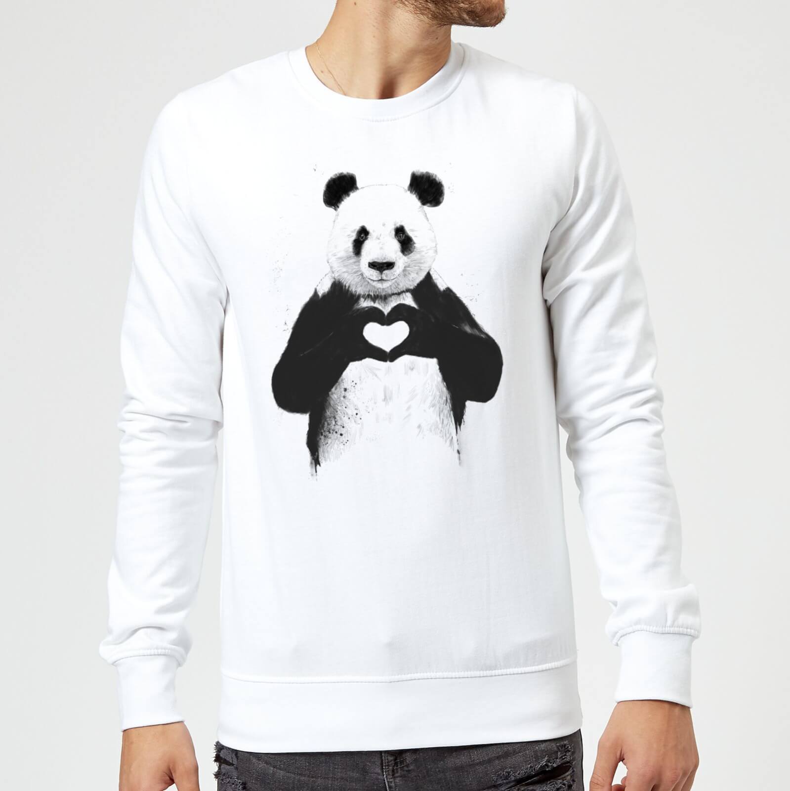 Balazs Solti Panda Love Sweatshirt - White - S - White