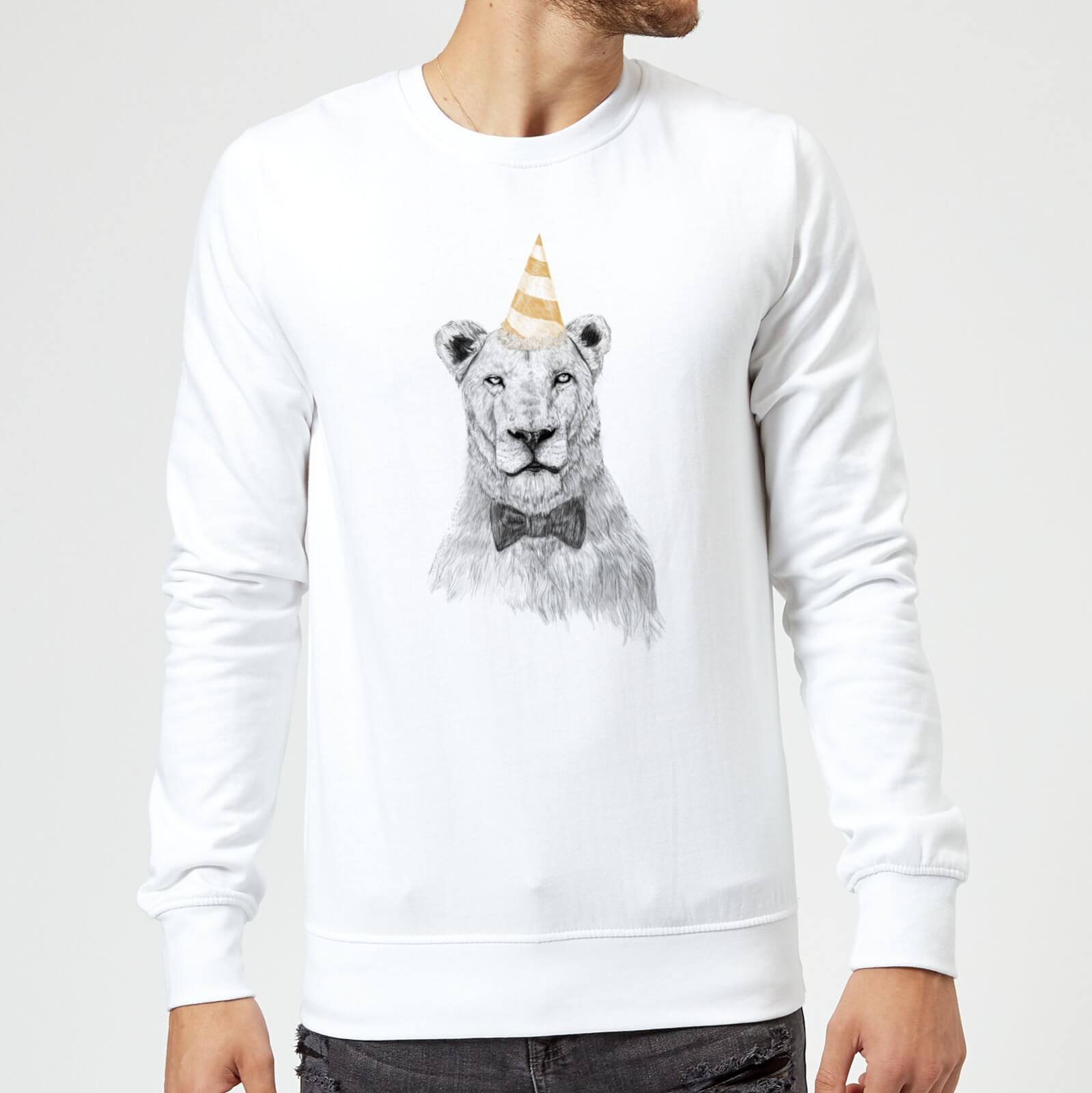 Balazs Solti Party Lion Sweatshirt - White - S - White