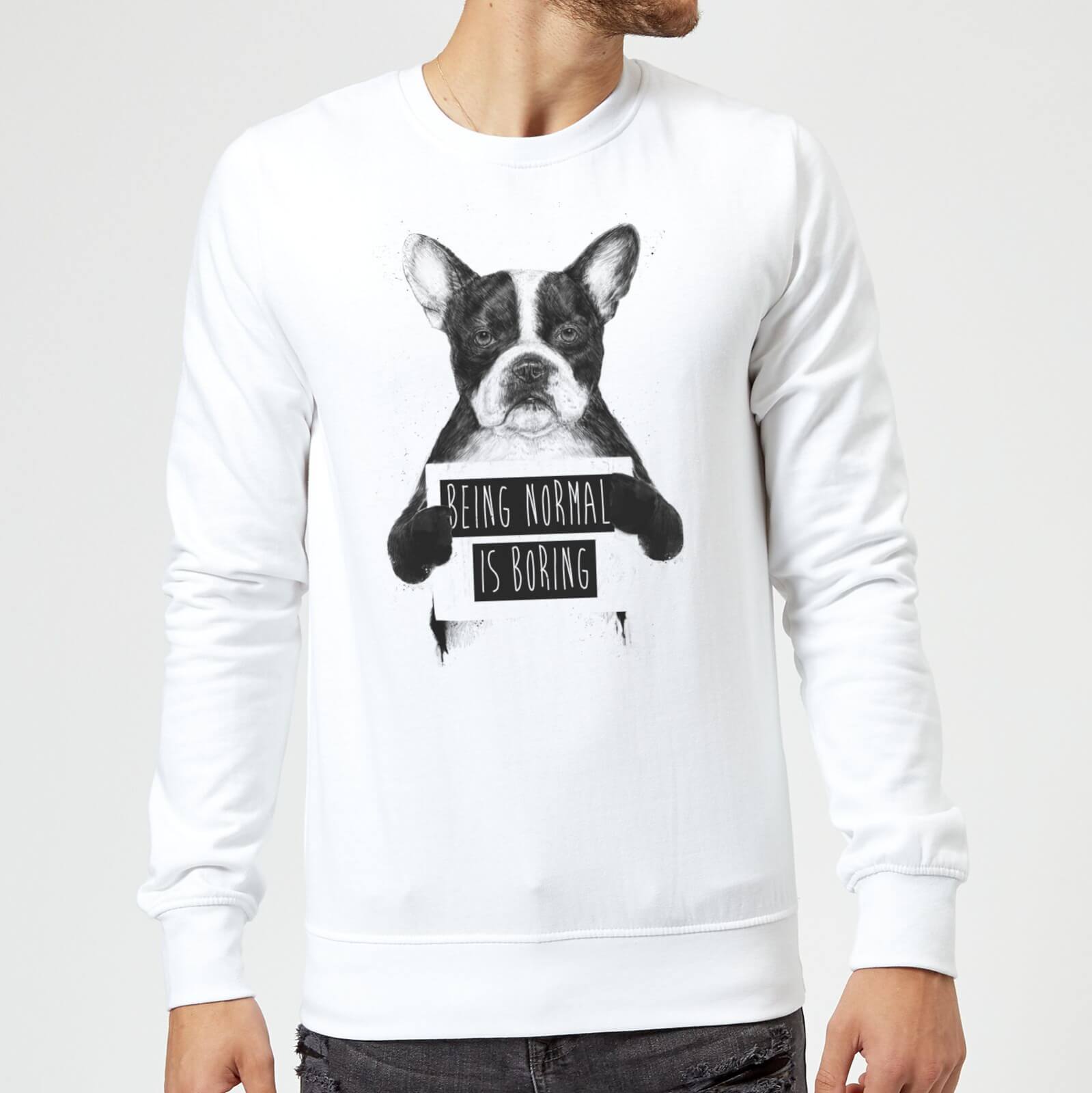 Balazs Solti Being Normal Is Boring Sweatshirt - White - S - White