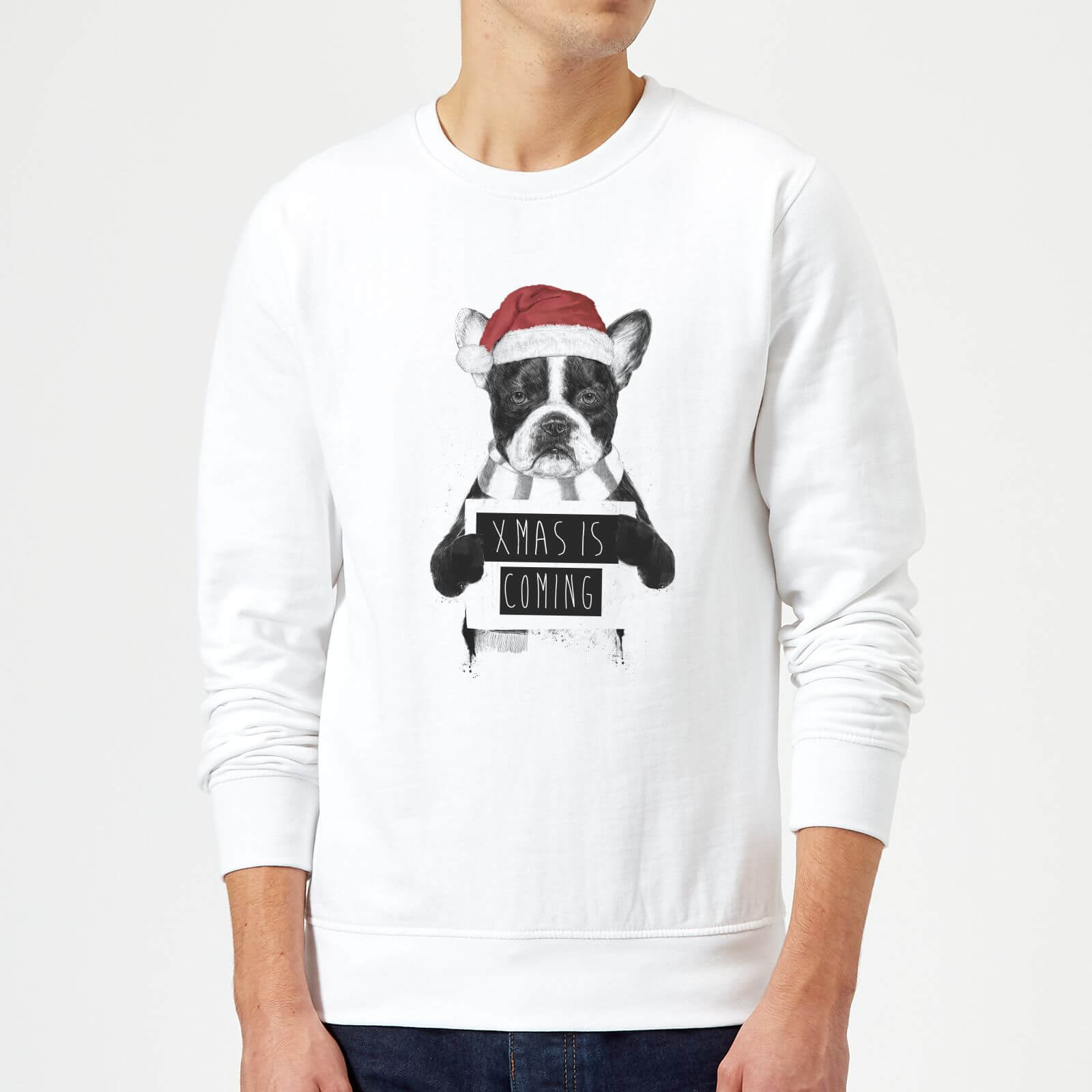 Balazs Solti Xmas Is Coming Sweatshirt - White - S - White