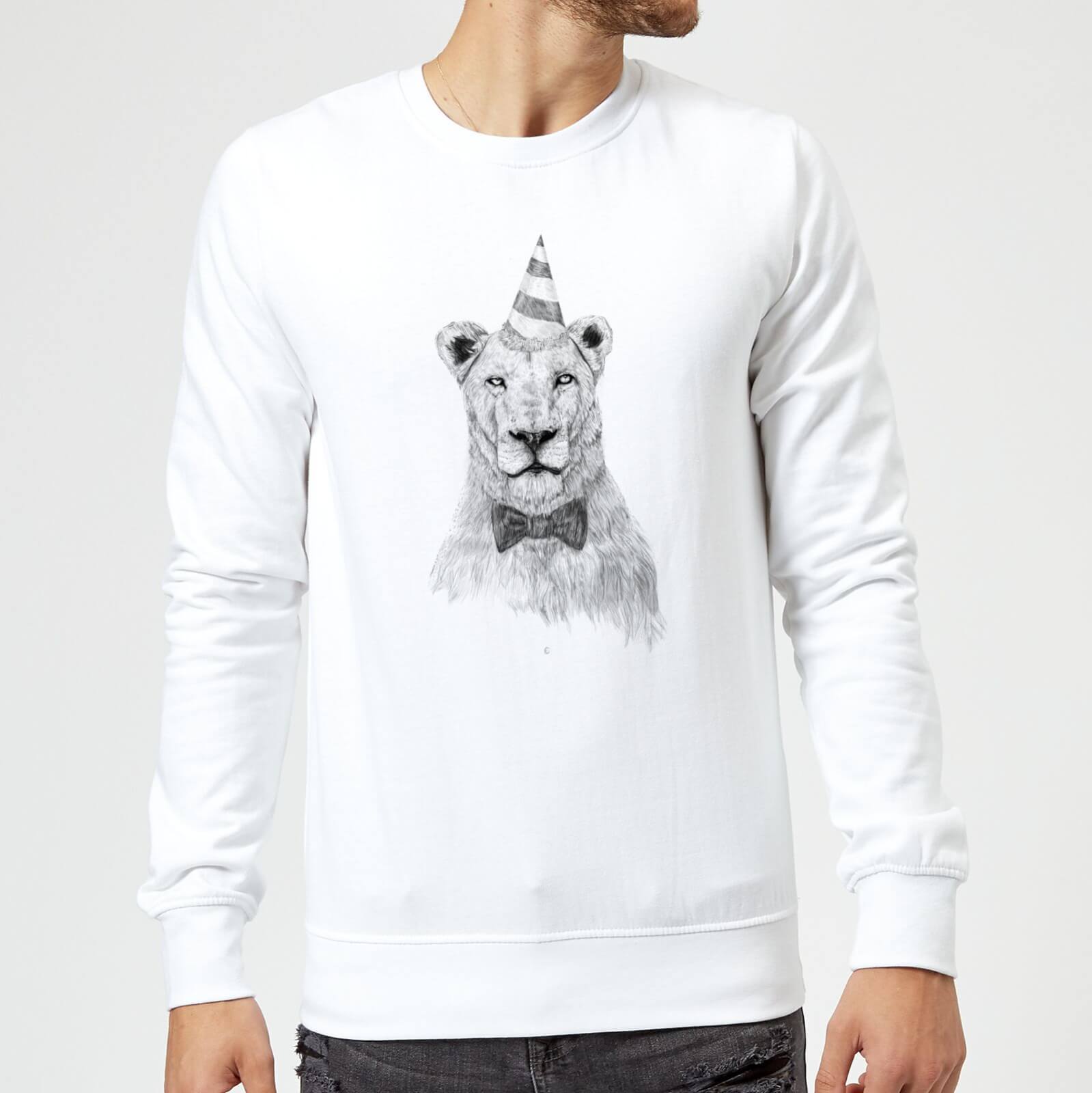 Balazs Solti Party Lion Sweatshirt - White - S - White
