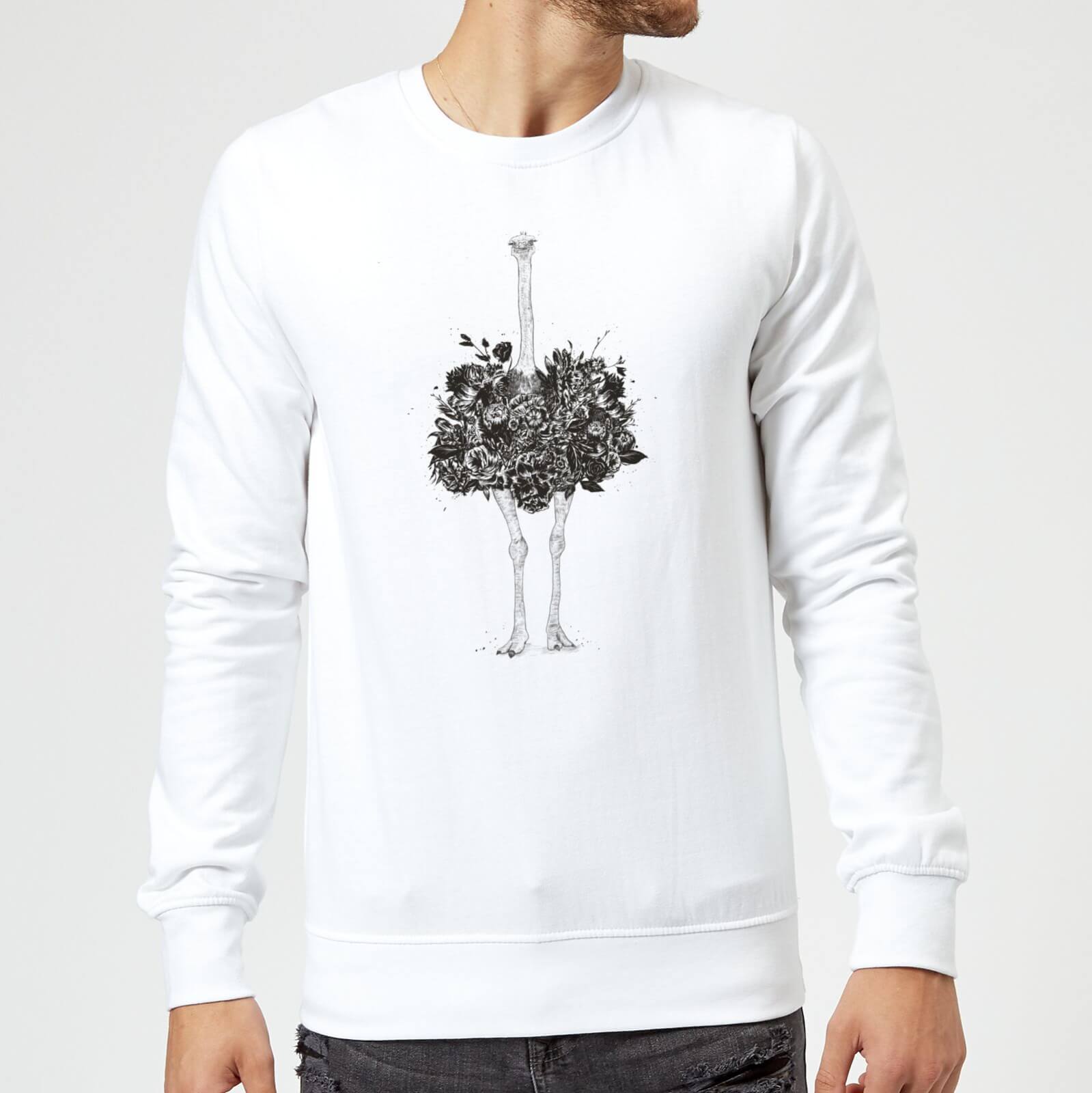 Balazs Solti Ostrich Sweatshirt - White - S - White
