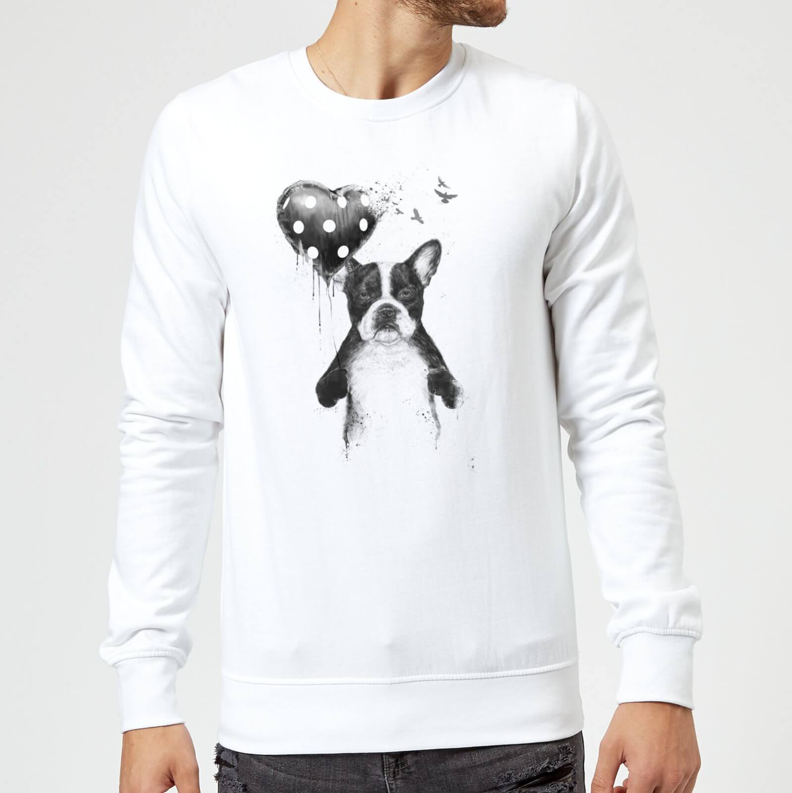 Balazs Solti Bulldog And Balloon Sweatshirt - White - S - White