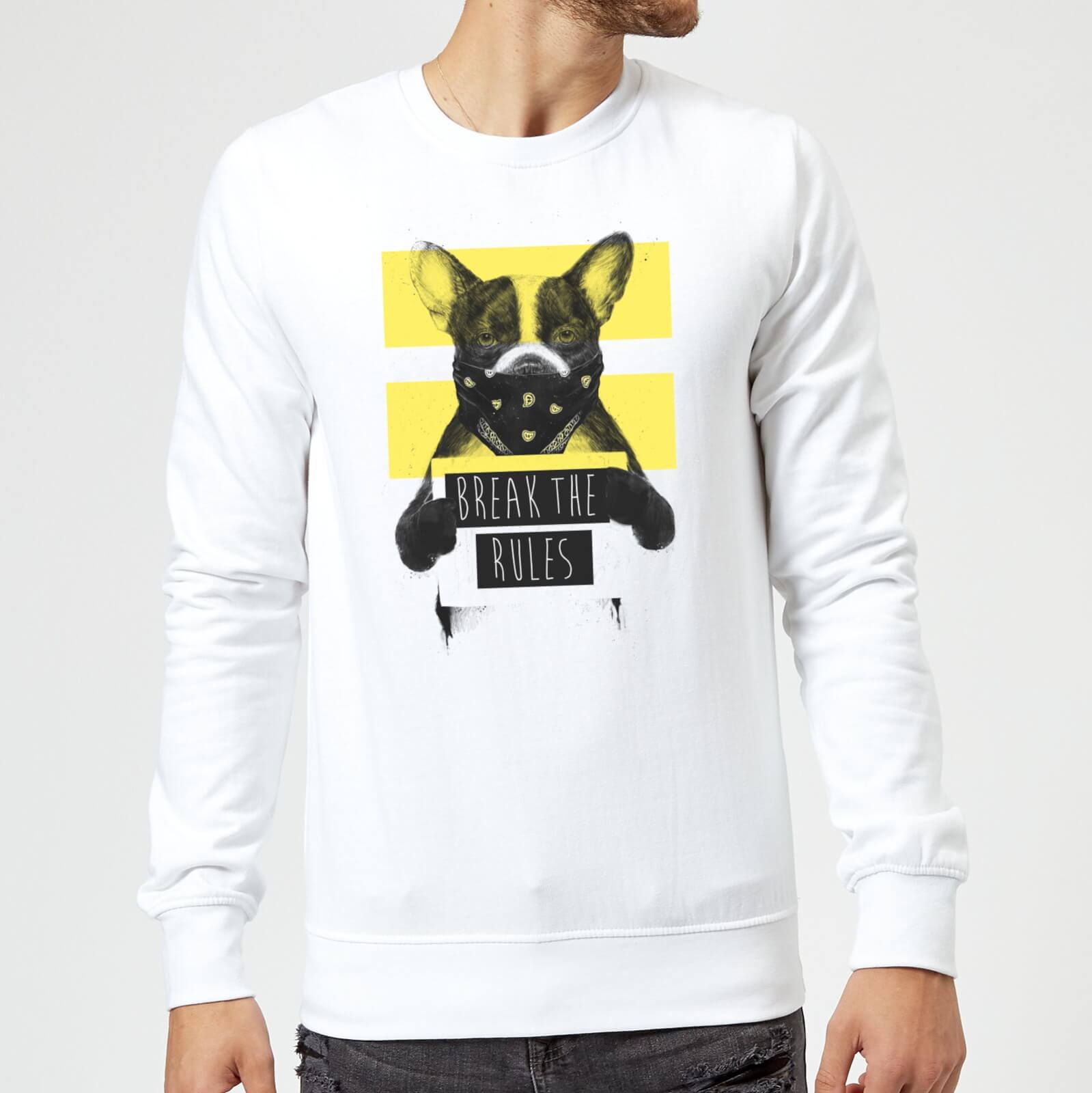 Balazs Solti Break The Rules Sweatshirt - White - S - White