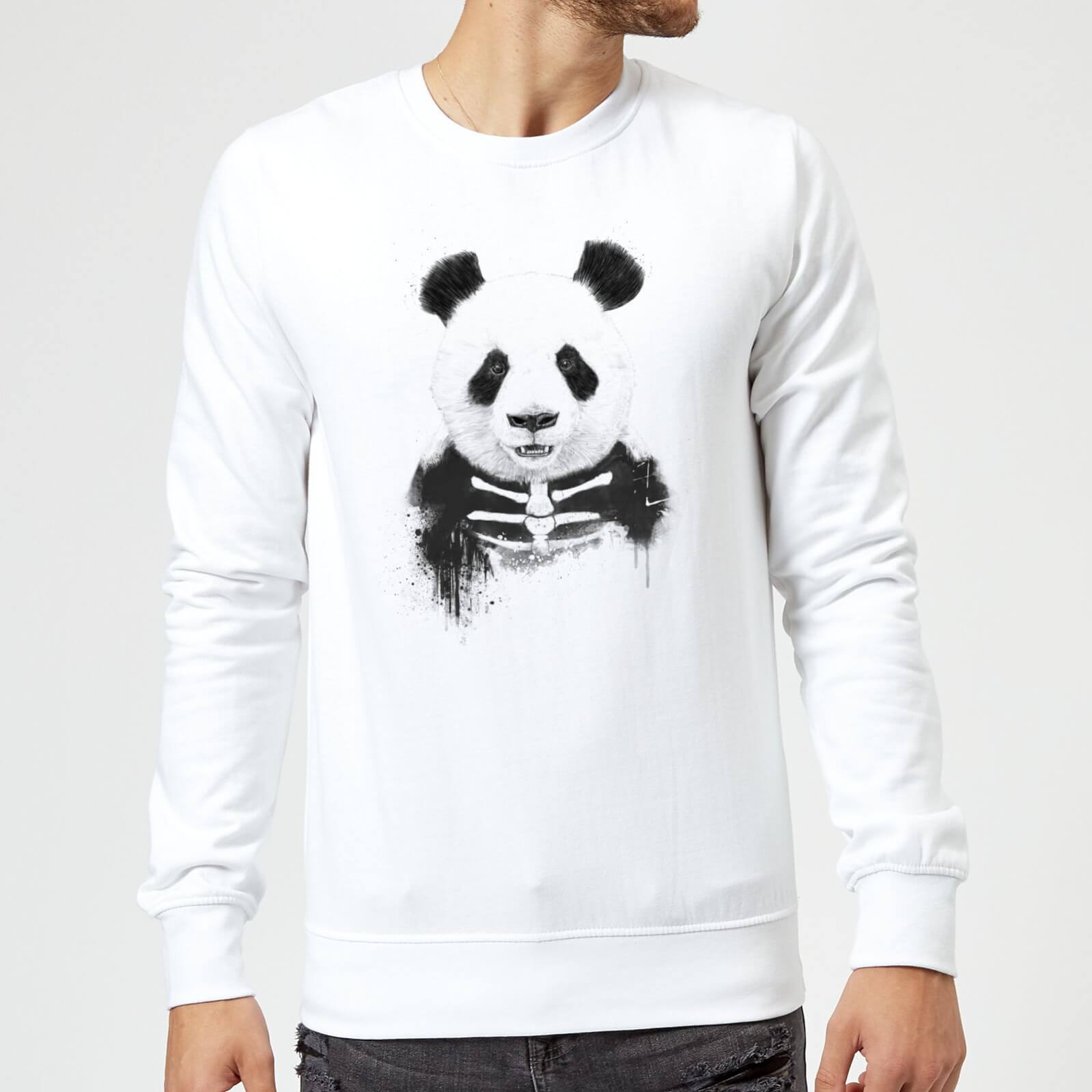 Balazs Solti Skull Panda Sweatshirt - White - S - White