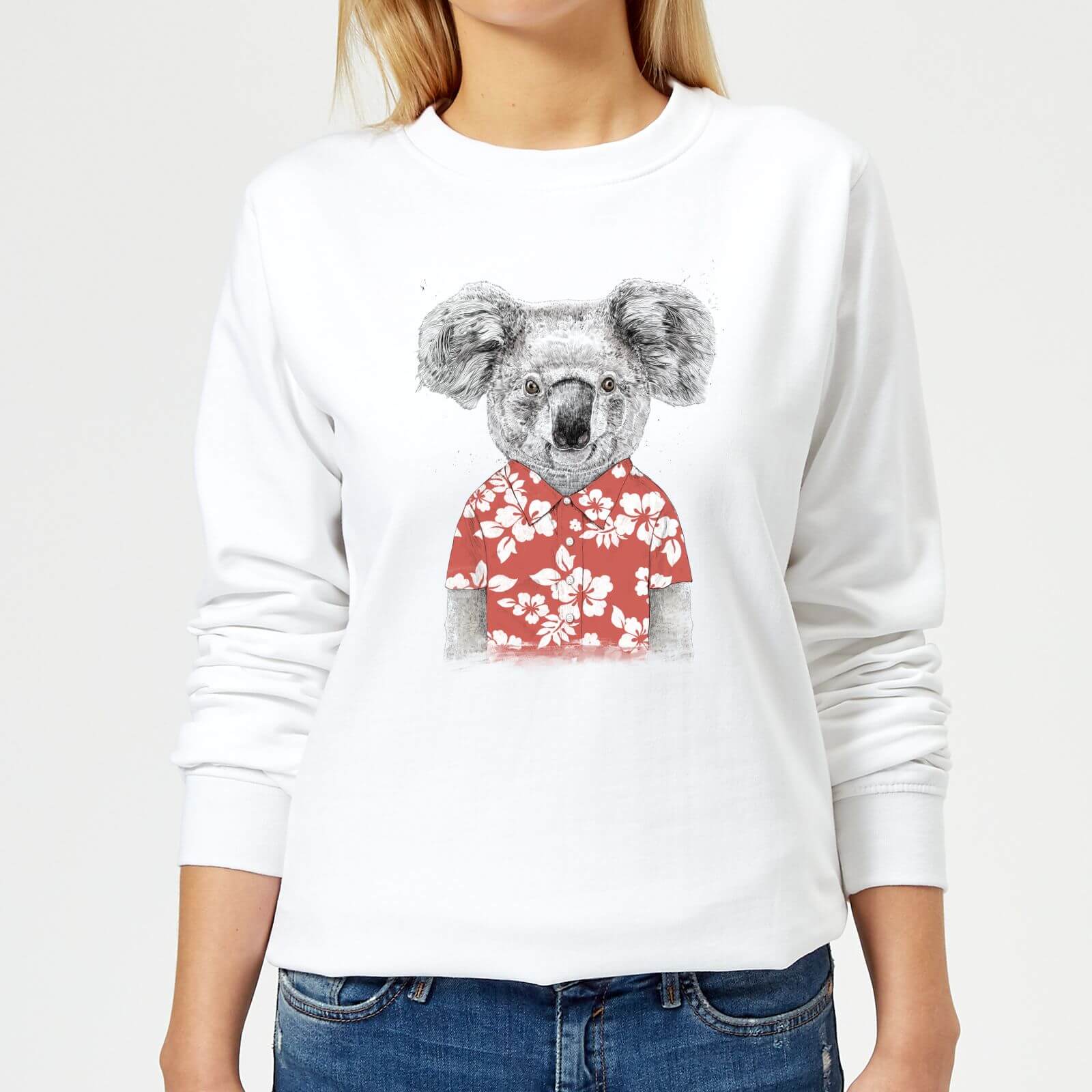 Koala Bear Women's Sweatshirt - White - XS - White