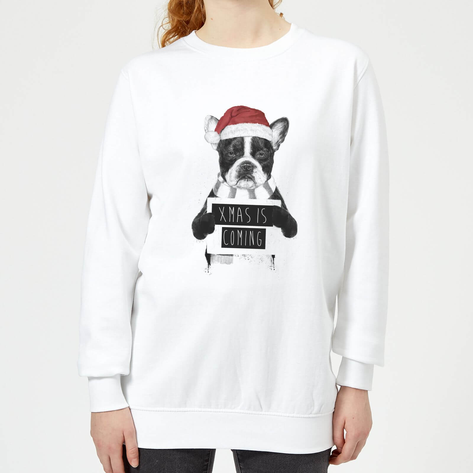 Xmas Is Coming Women's Sweatshirt - White - XS - White