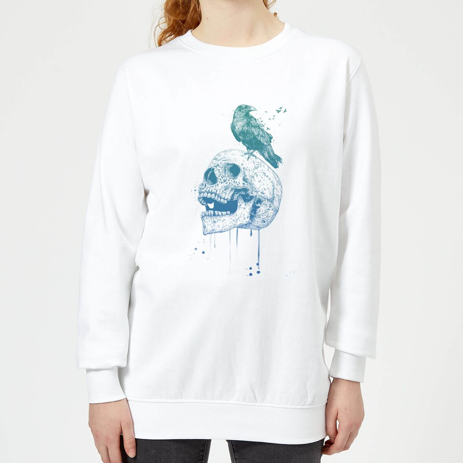 Skull And Crow Women's Sweatshirt - White - XS - White