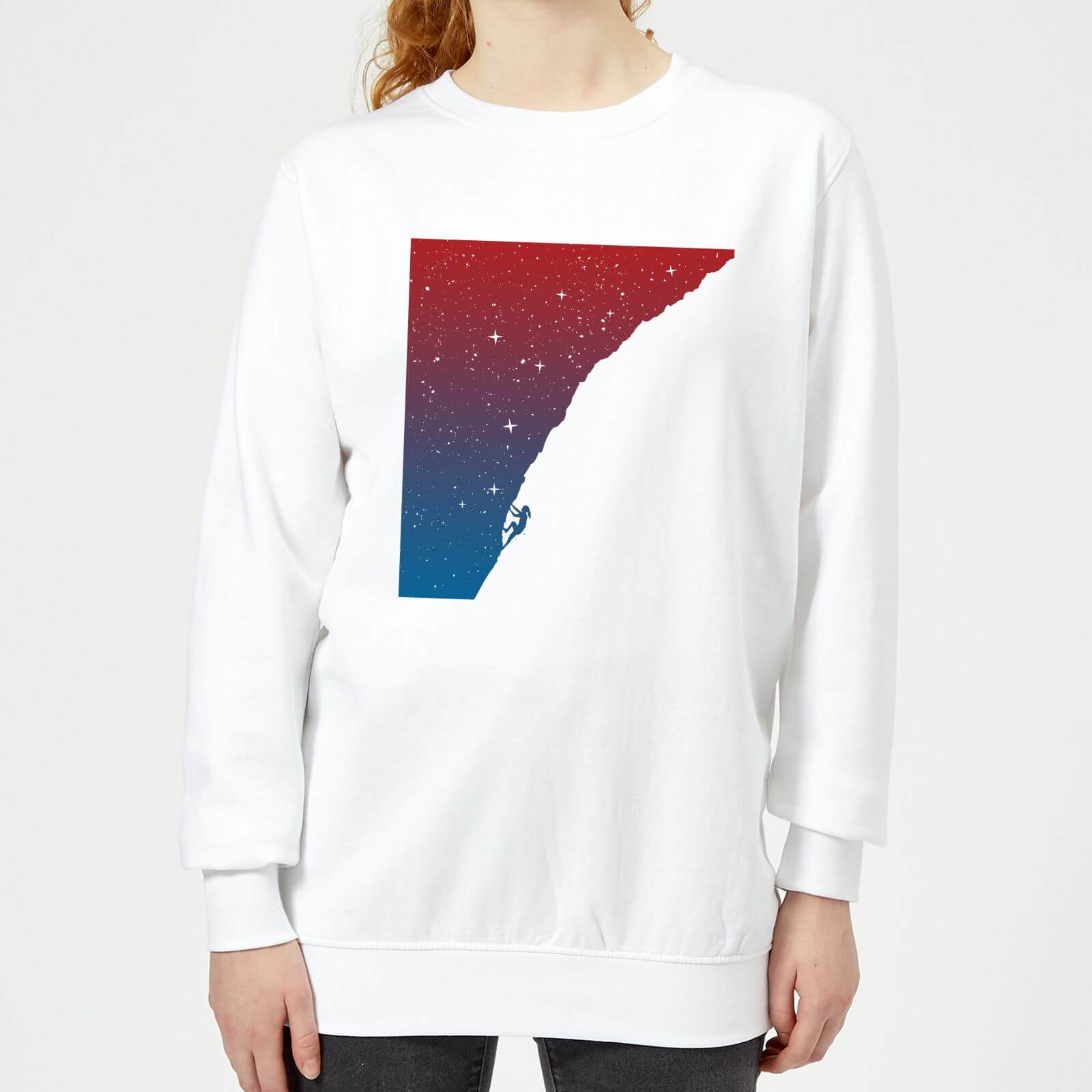 Starry Climb Women's Sweatshirt - White - XS - White