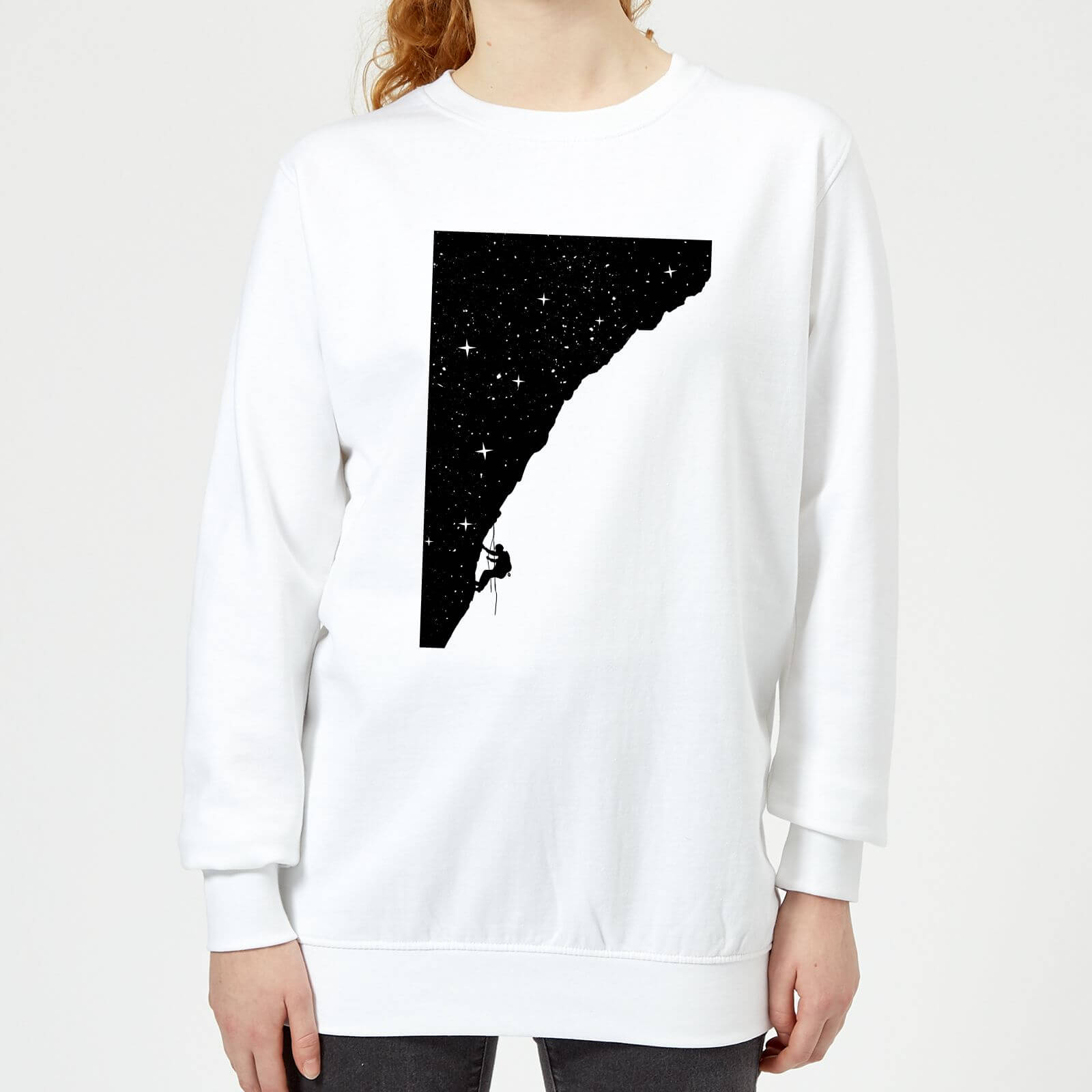 Starry Climb Women's Sweatshirt - White - XS - White