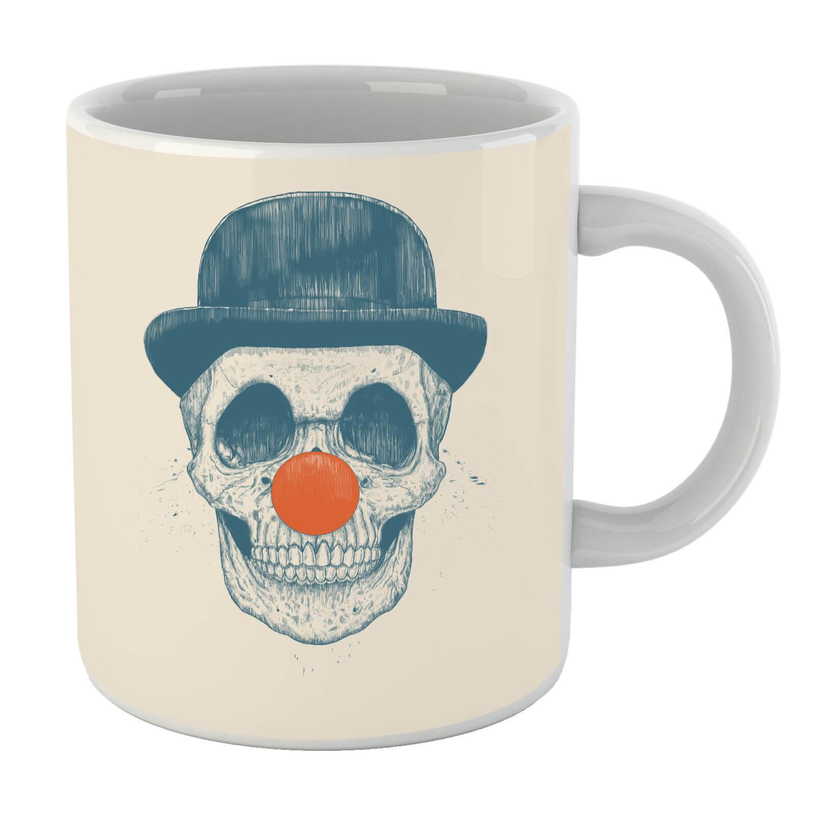 Balazs Solti Red Nosed Skull Mug