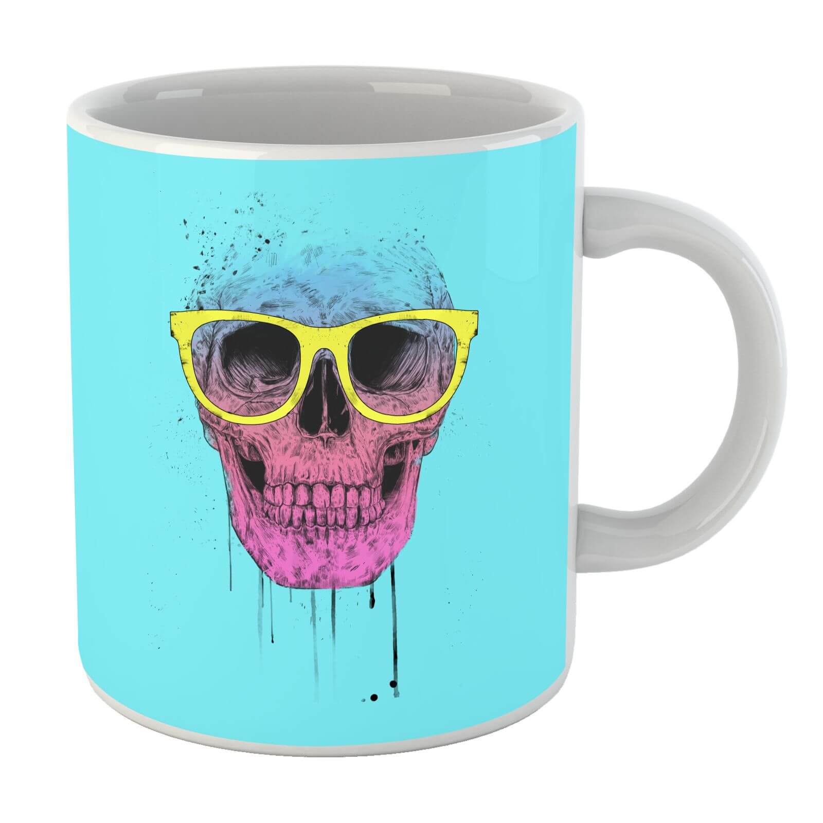 Balazs Solti Skull And Glasses Mug