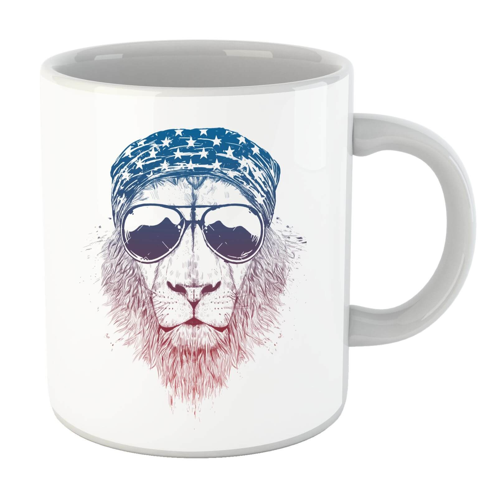 Balazs Solti Bandana Lion Mug