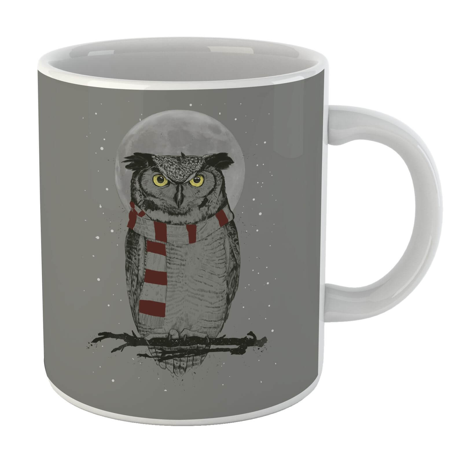 Balazs Solti Owl And Moon Mug