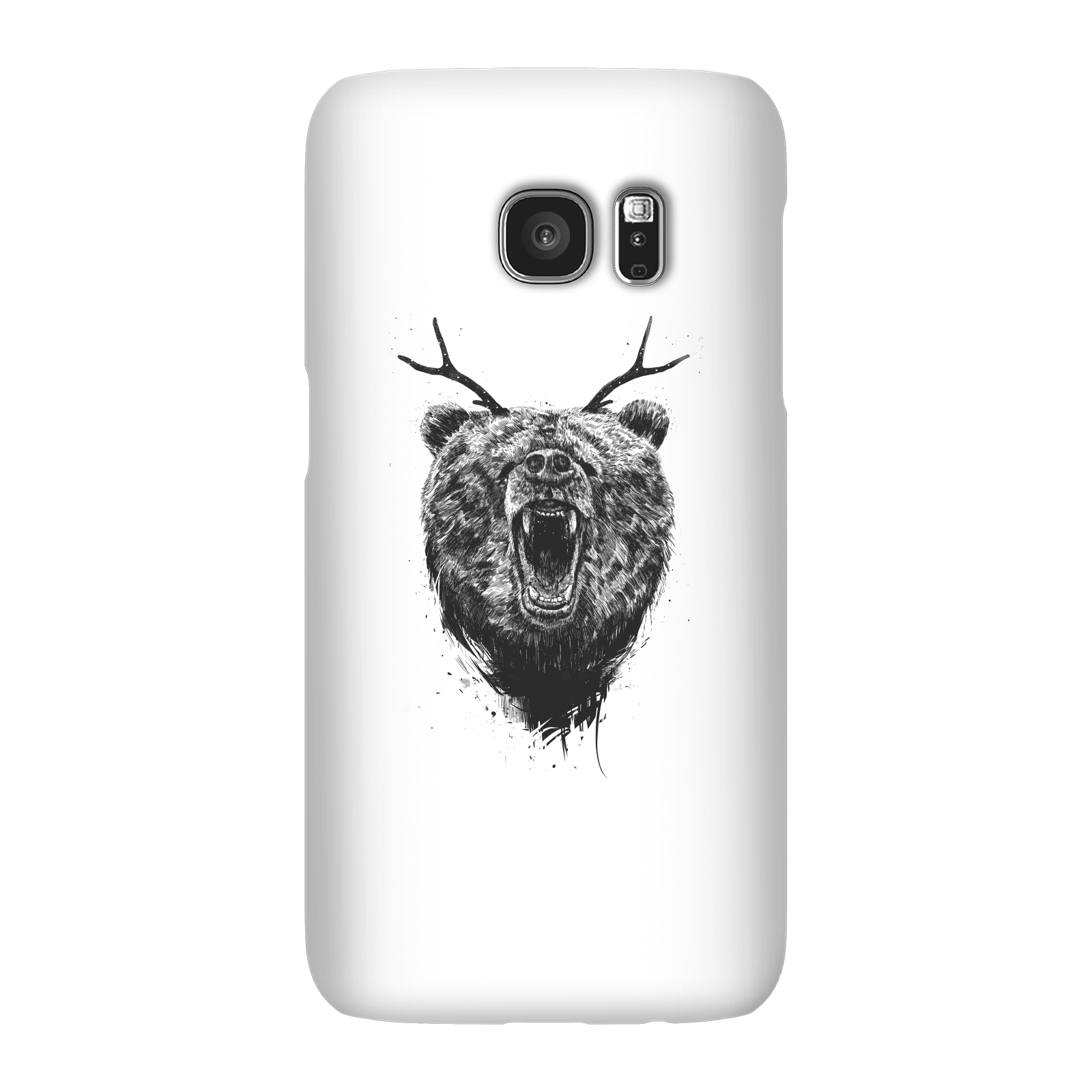balazs solti dear bear phone case for iphone and android - samsung s7 - snap case - gloss