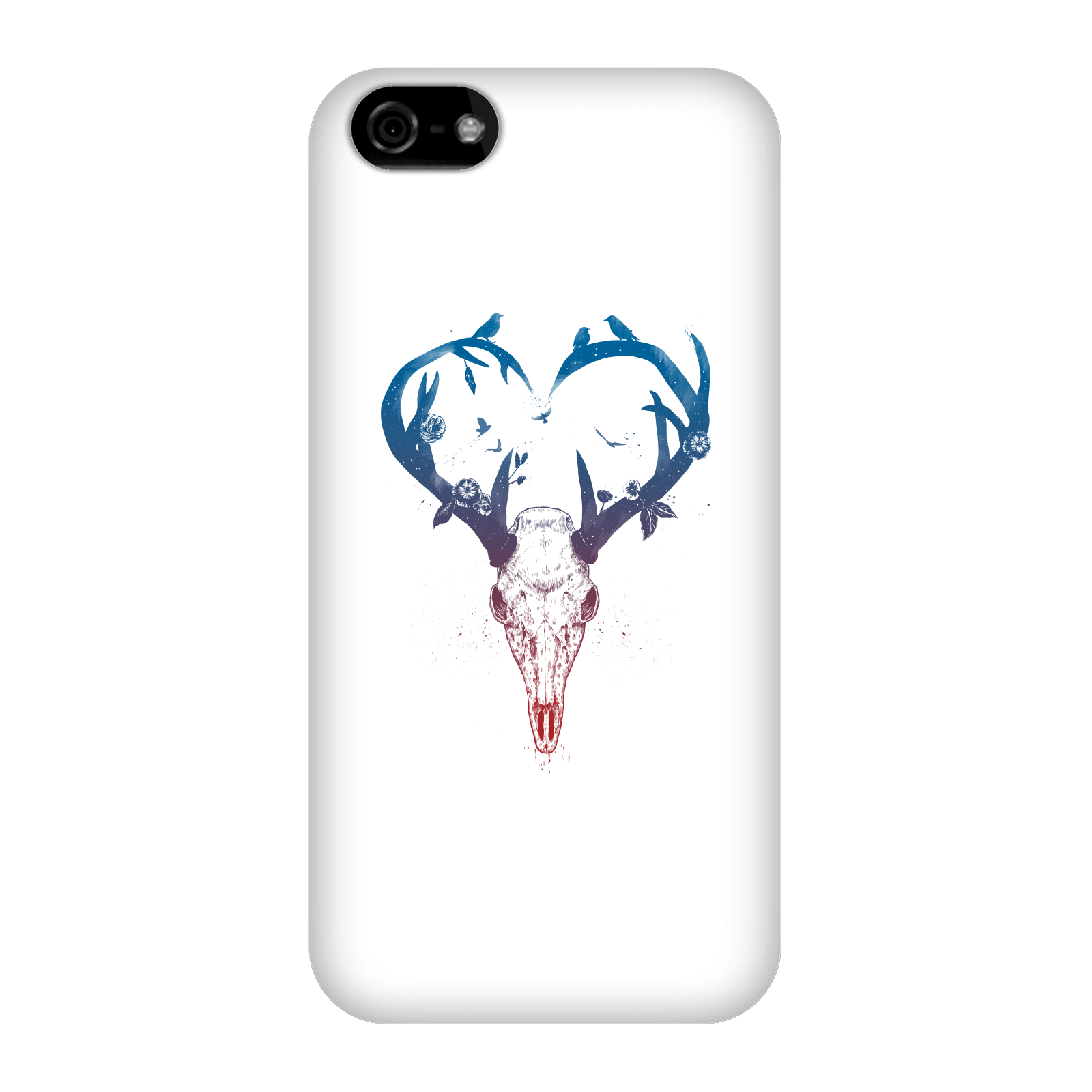 Balazs Solti Antlers Phone Case for iPhone and Android - iPhone 5C - Snap Case - Matte