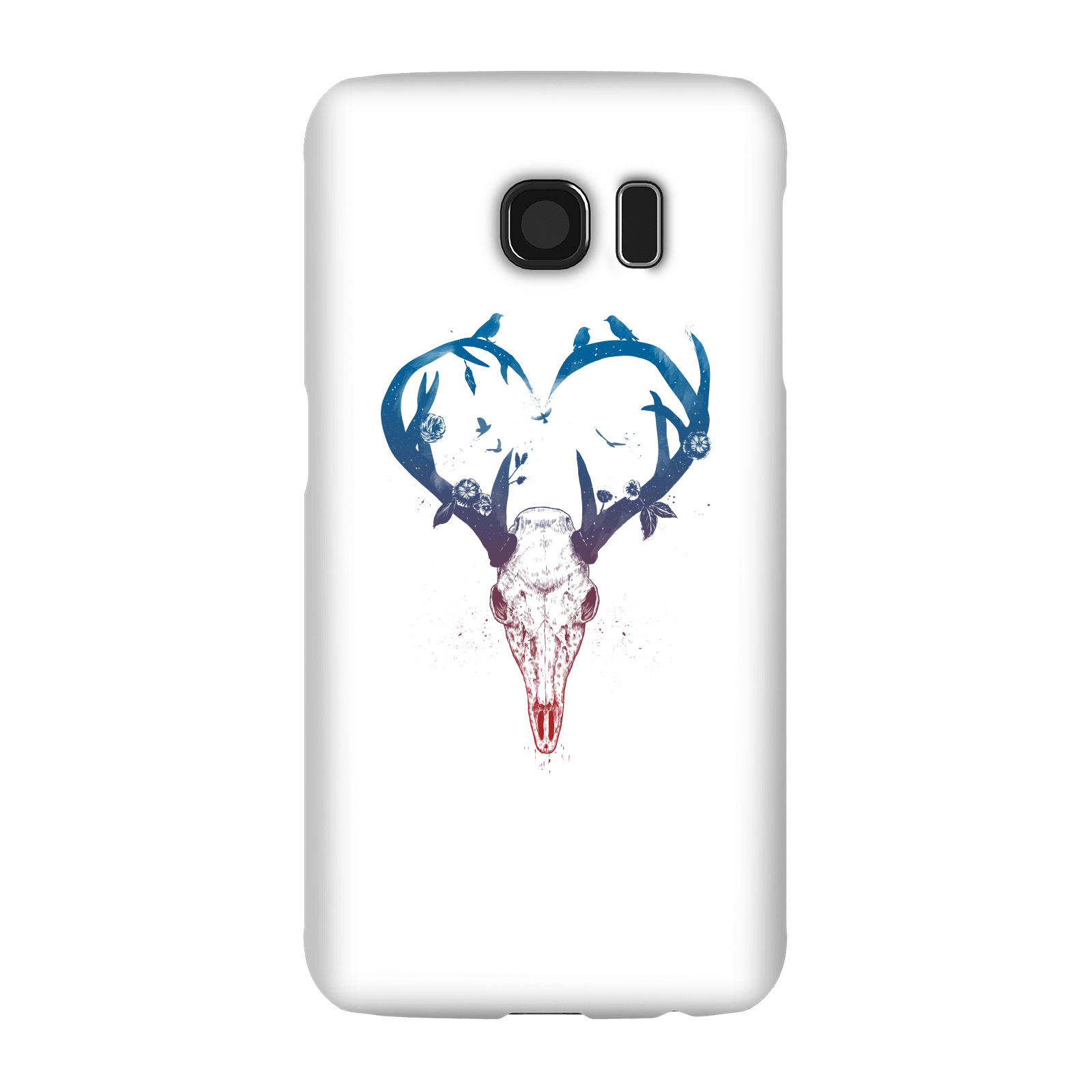 Balazs Solti Antlers Phone Case for iPhone and Android - Samsung S6 - Snap Case - Matte