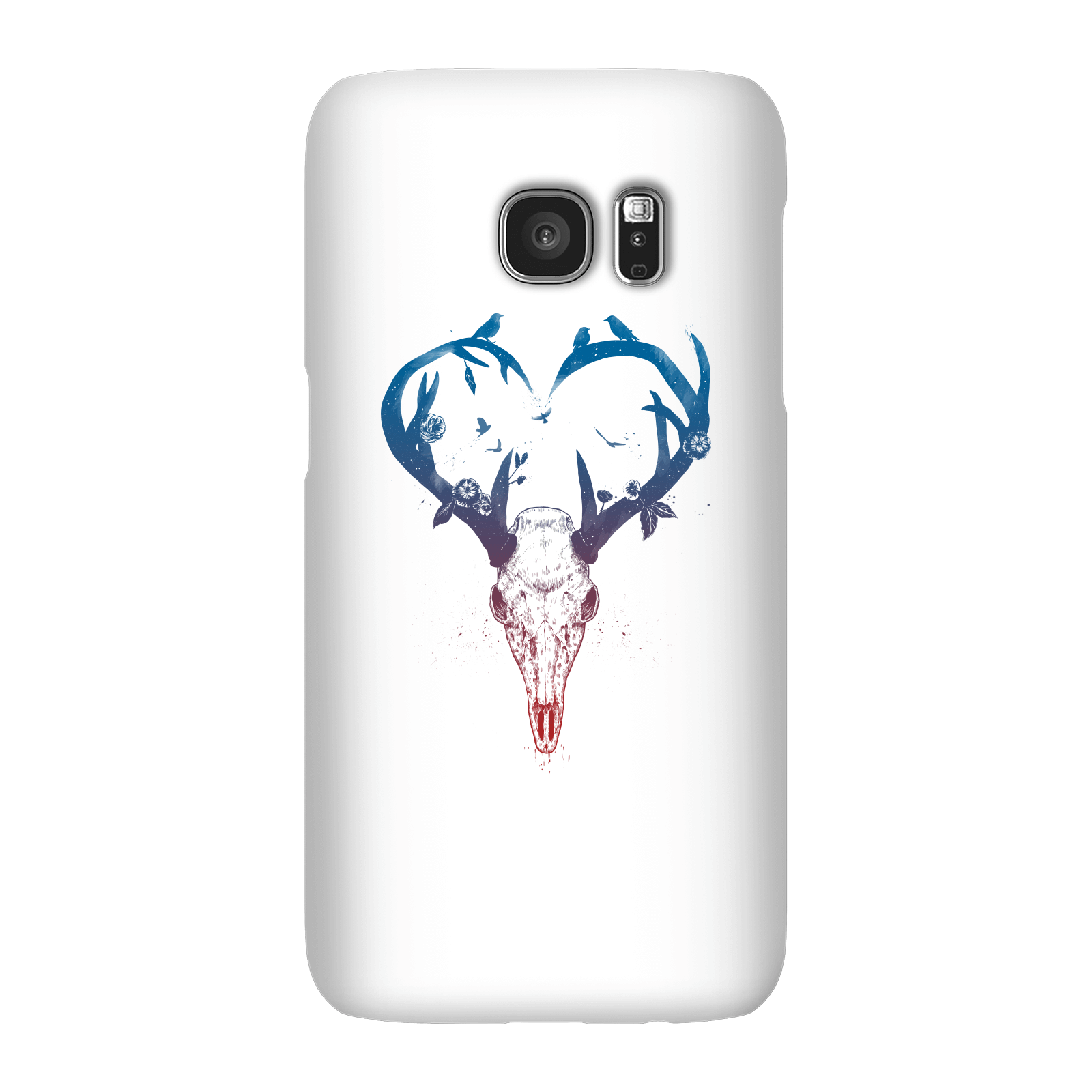 Balazs Solti Antlers Phone Case for iPhone and Android - Samsung S7 - Snap Case - Matte