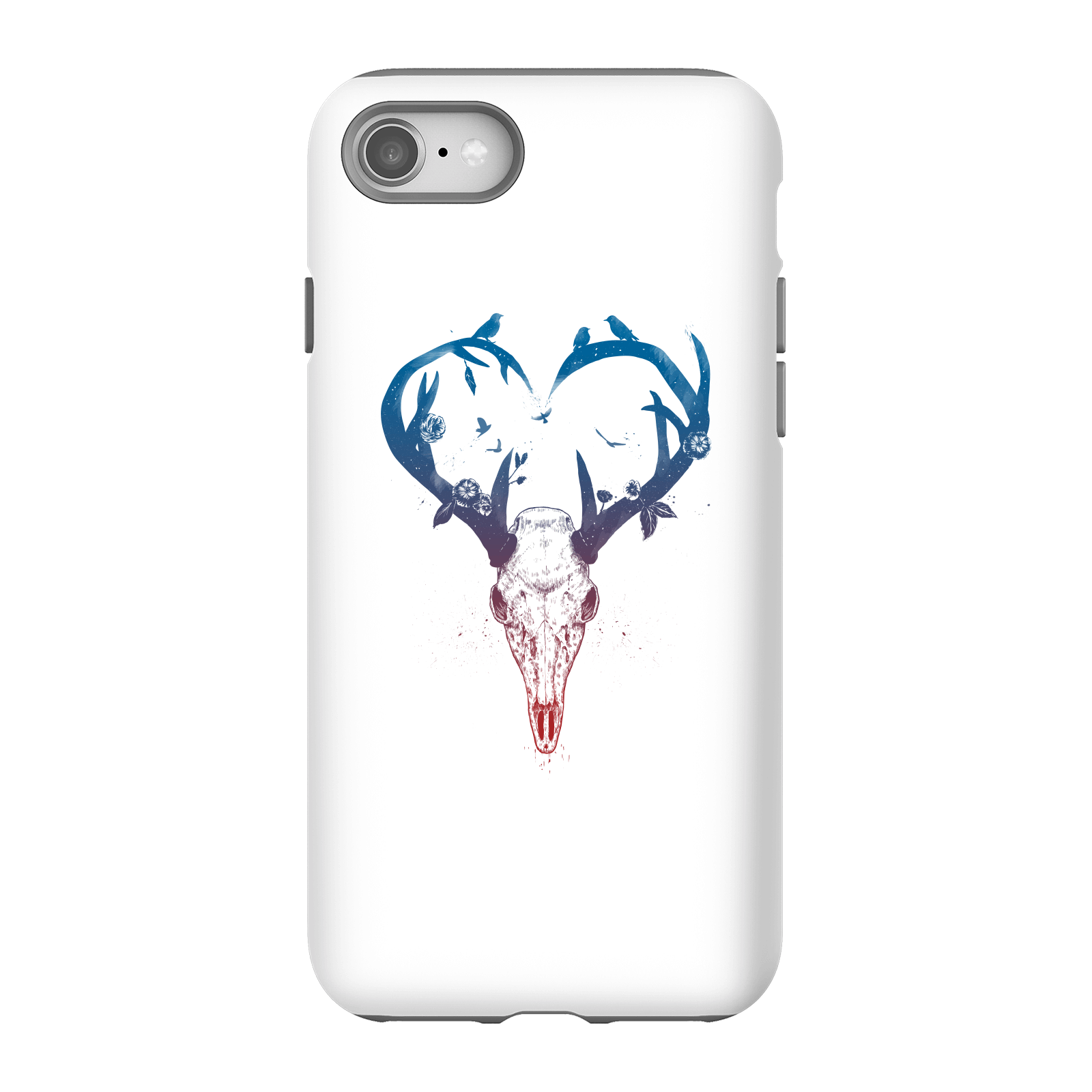 Balazs Solti Antlers Phone Case for iPhone and Android - iPhone 8 - Tough Case - Matte